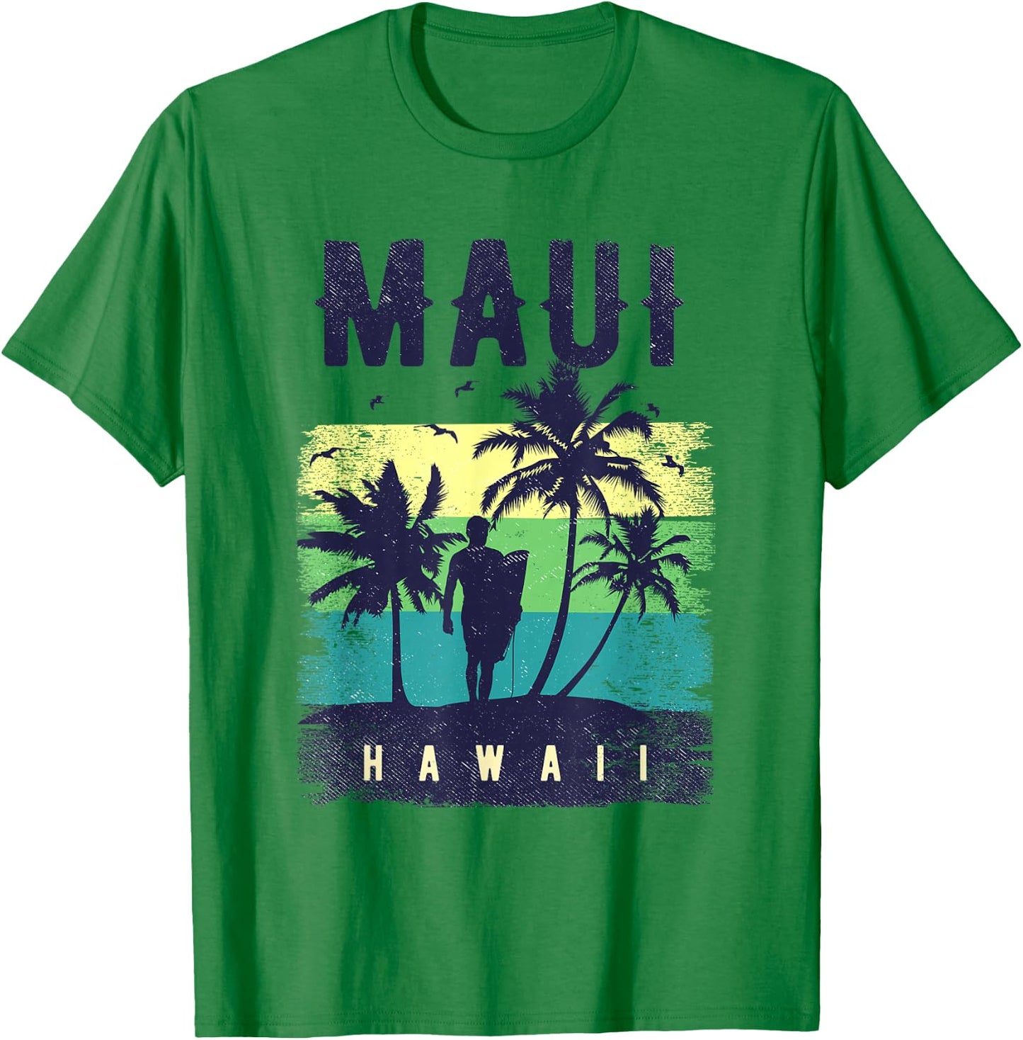 Maui Hawaii Shirt Maui Surfer Women Maui T-Shirt - T-Shirt | Irish Green