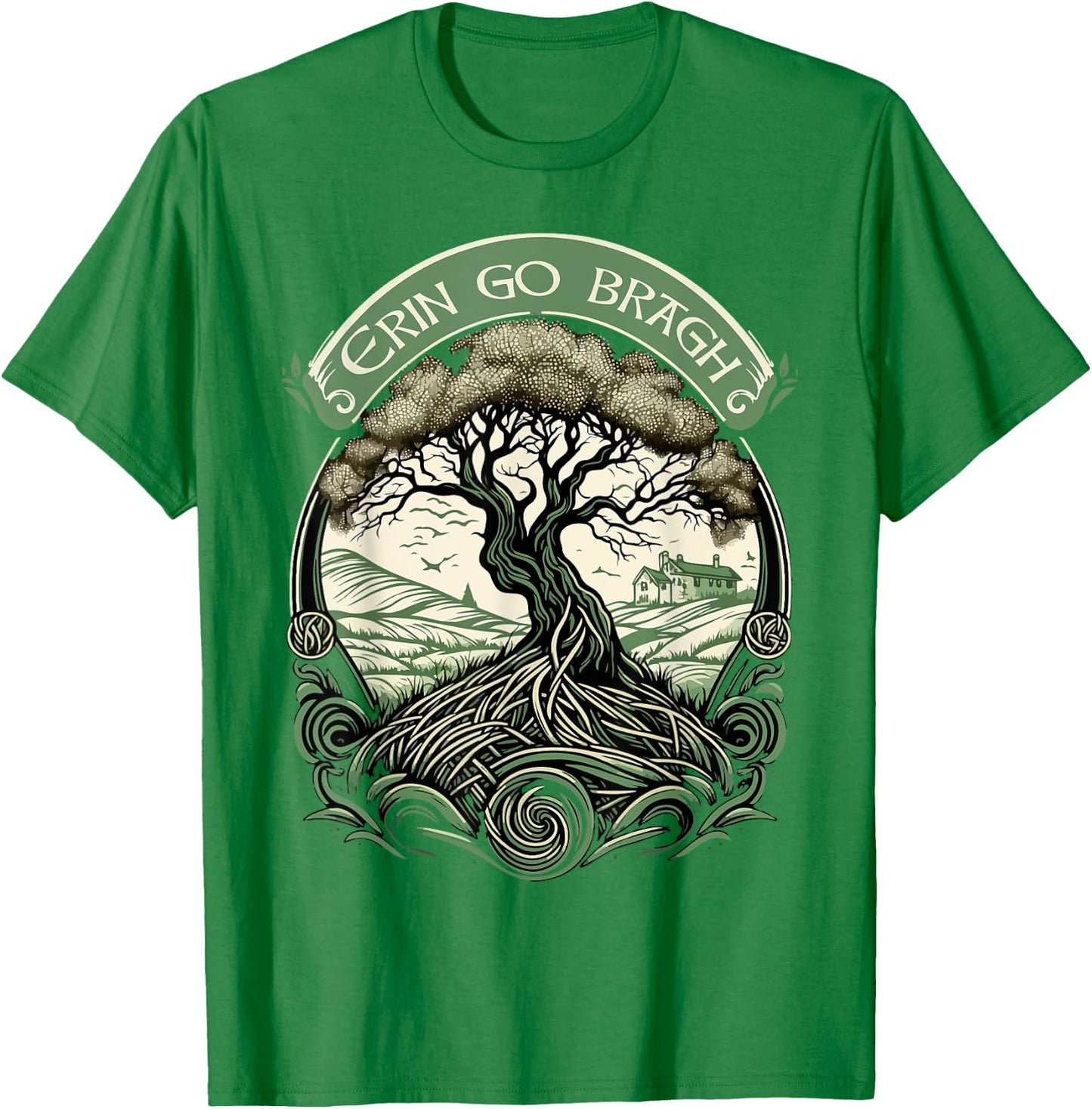 St Patricks Day Irish Pride Apparel | Erin go bragh T-Shirt - T-Shirt | Irish Green