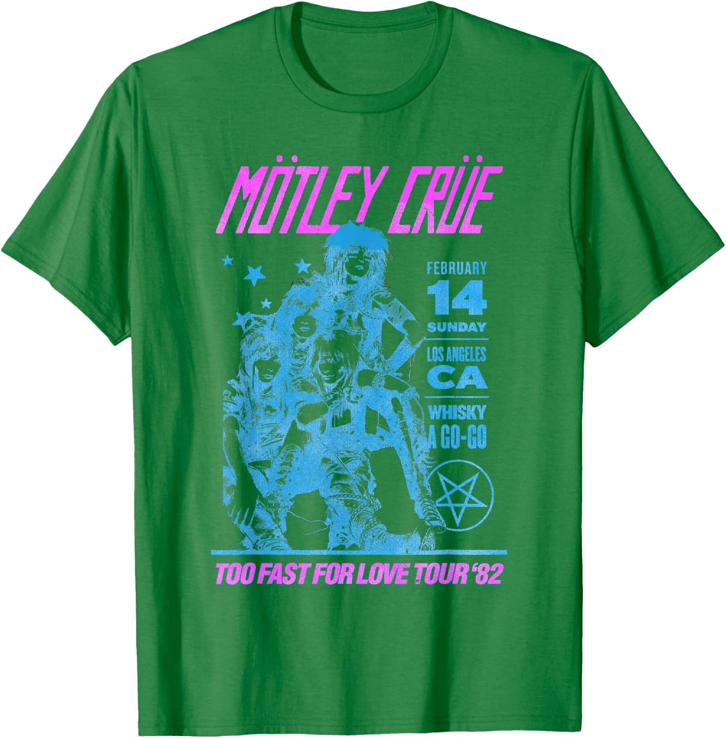 Mötley Crüe – Vintage Whisky Rework on White T-Shirt - T-Shirt | Irish Green
