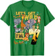7 Year Old Zoo Safari Birthday Party Lets Get Wild I'm 7 T-Shirt - T-Shirt | Irish Green