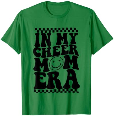 In My Cheer Mom Era Trendy Cheerleading Football Mom Life T-Shirt - T-Shirt | Irish Green