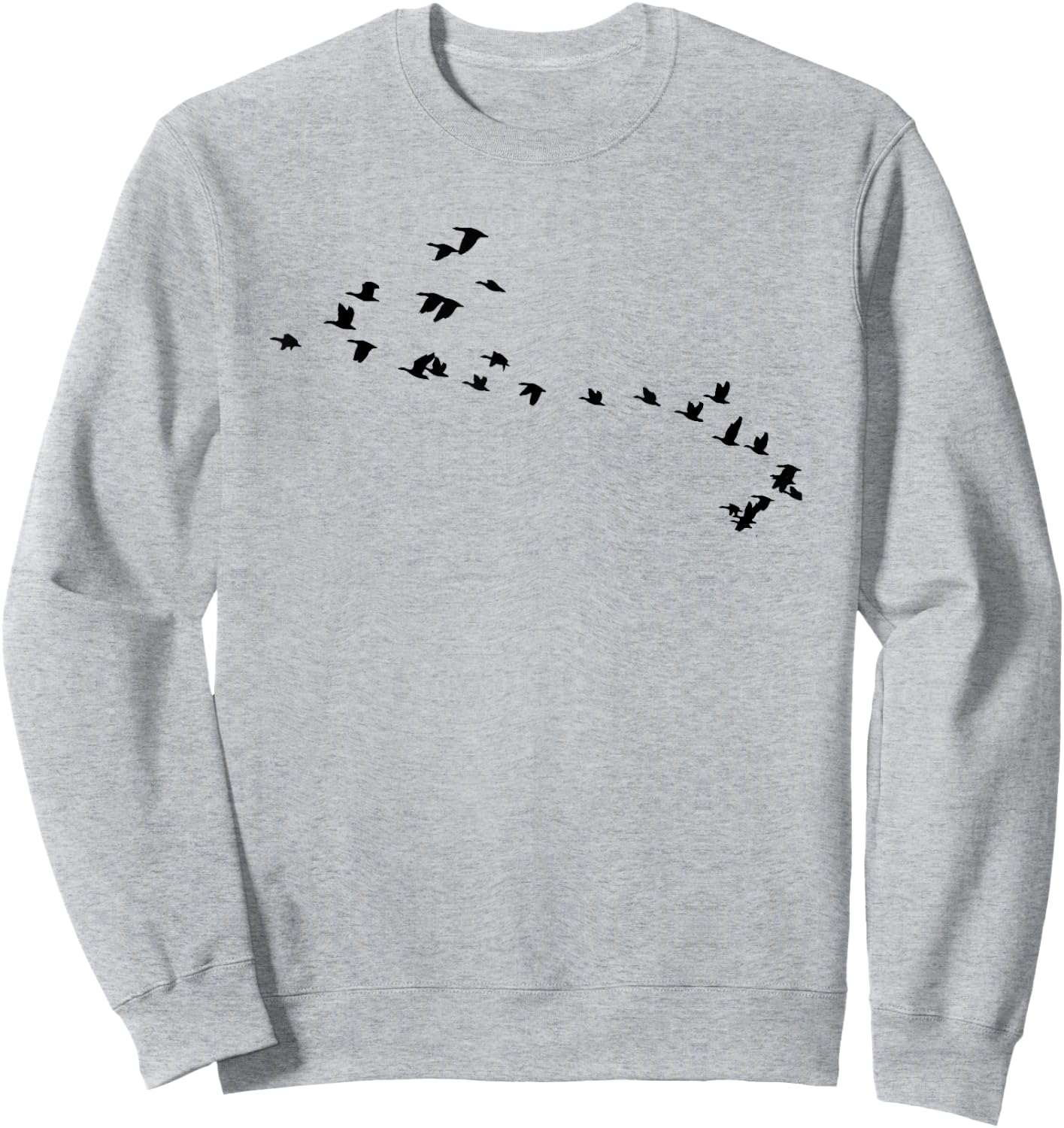 Flock of Birds Sweatshirt - Sweatshirt | Ash