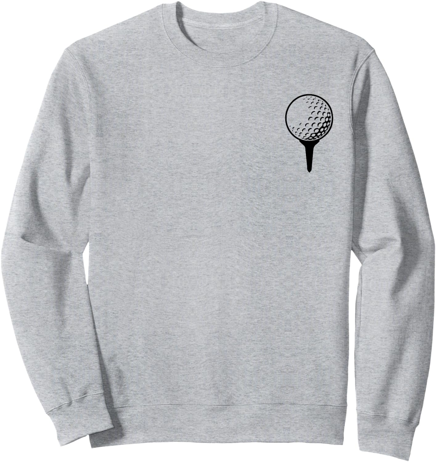 Golf Ball On Sweatshirt - Sweatshirt | Ash