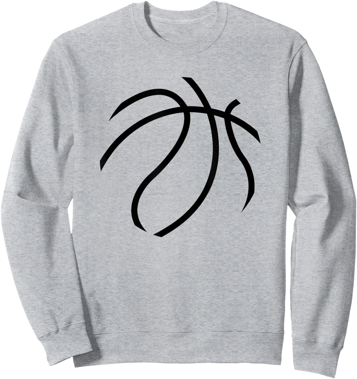 Threadrock -Kids & Adults Basketball Halloween , Orange, Small, Short Sleeve Sweatshirt - Sweatshirt | Ash