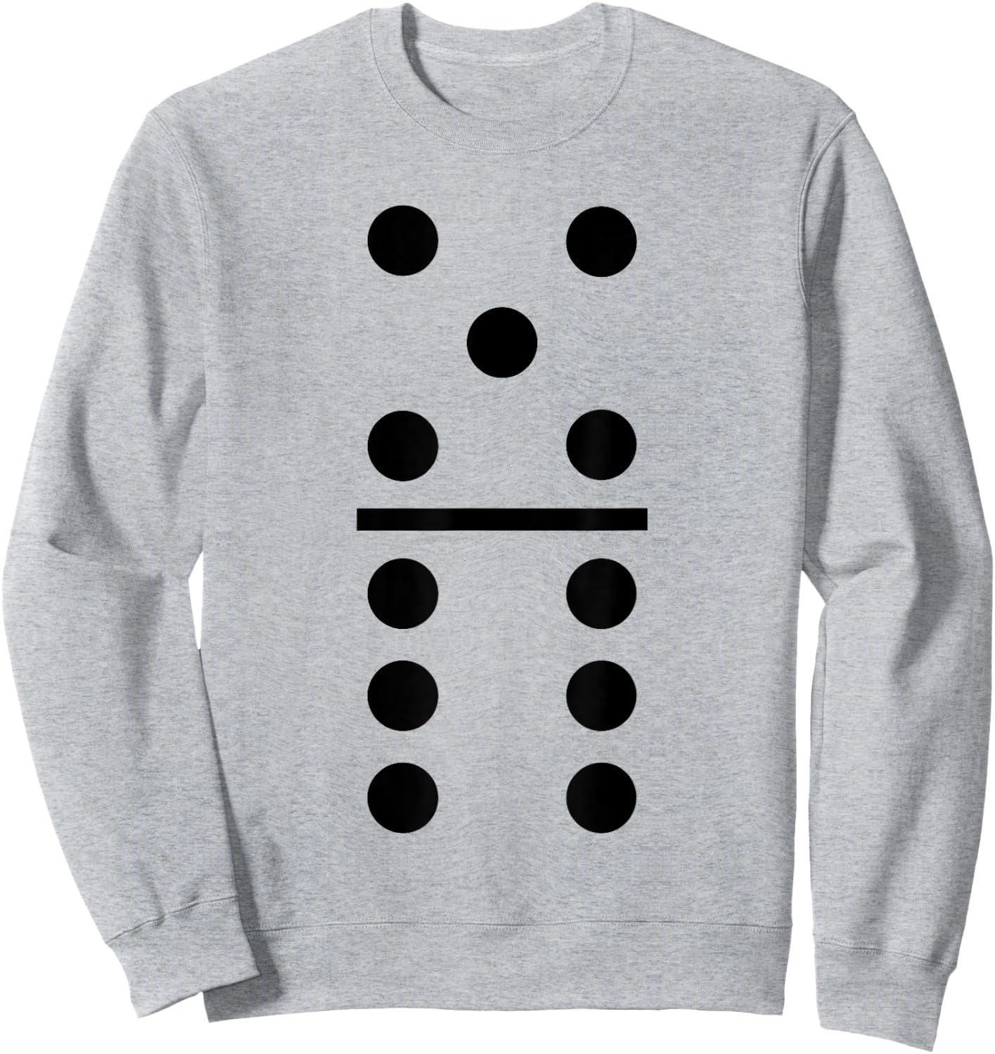 Dominoes Costume Women Domino Halloween Costume Sweatshirt - Sweatshirt | Ash