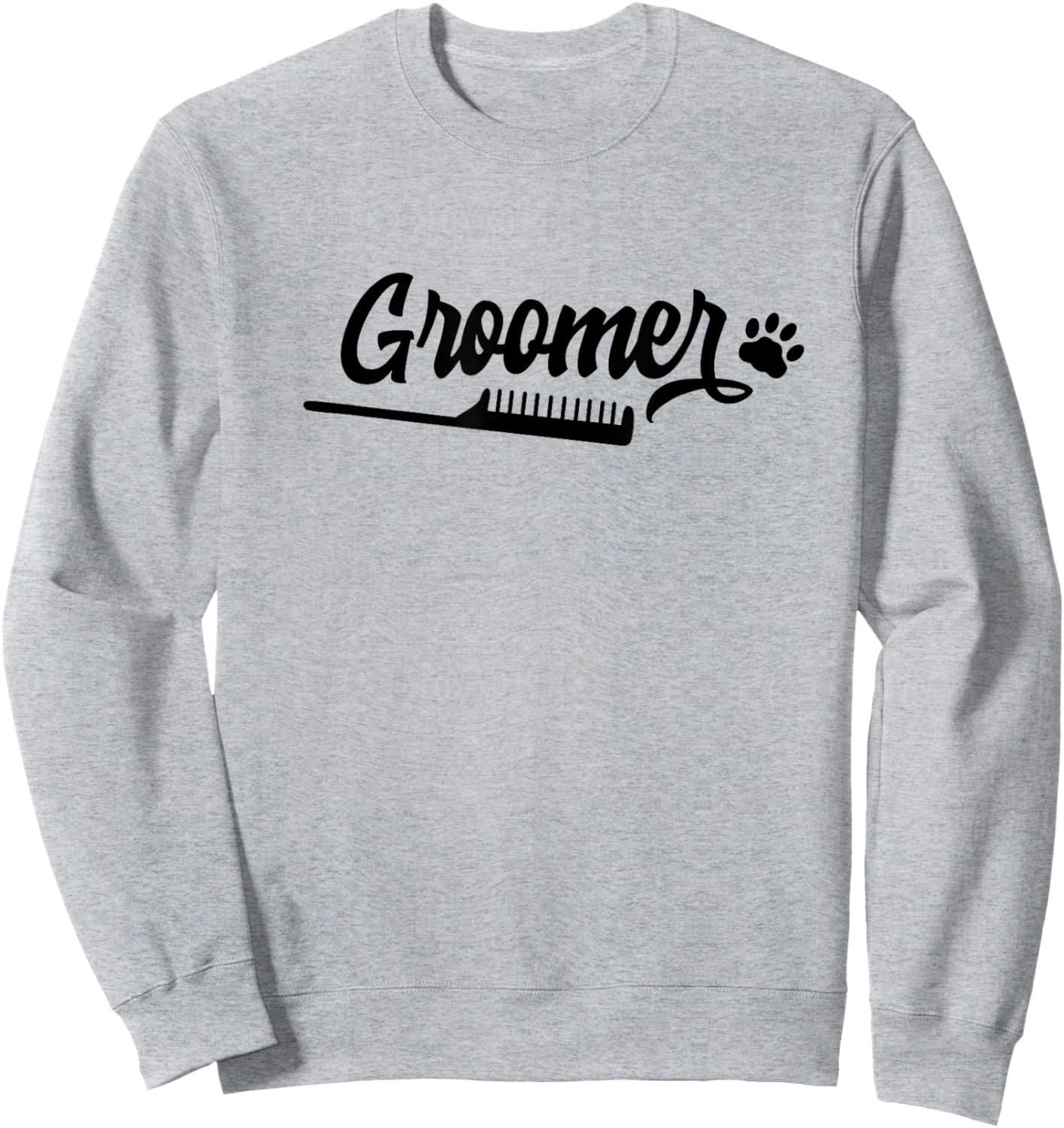 Groomer Grooming Salon Dog Animal Women Sweatshirt - Sweatshirt | Ash