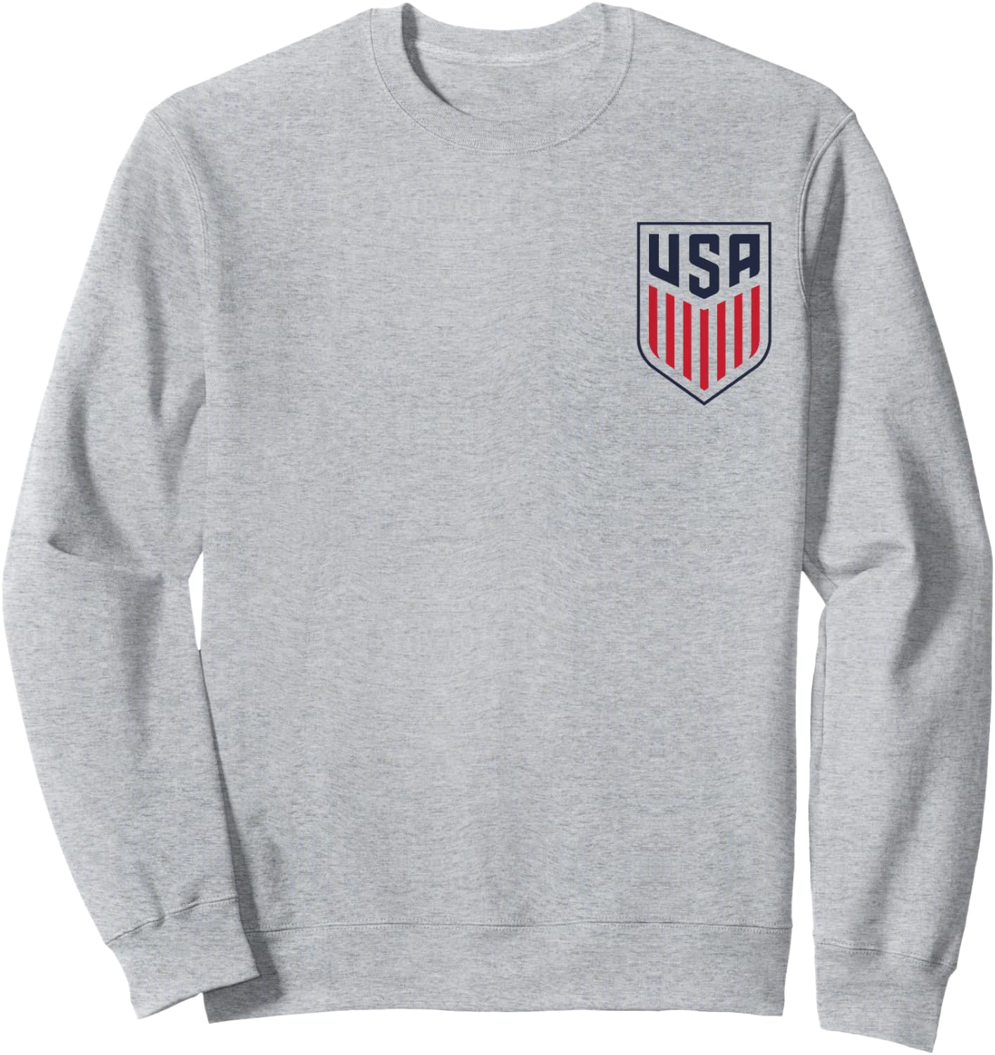 USA Flag American Football Sweatshirt - Sweatshirt | Ash
