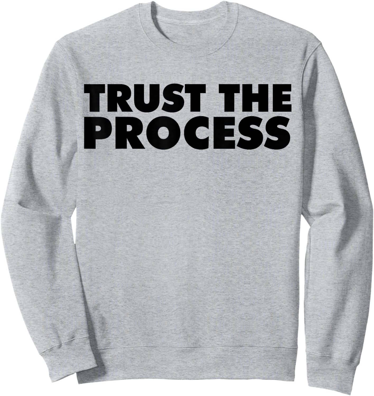 Trust the Process Sweatshirt - Sweatshirt | Ash