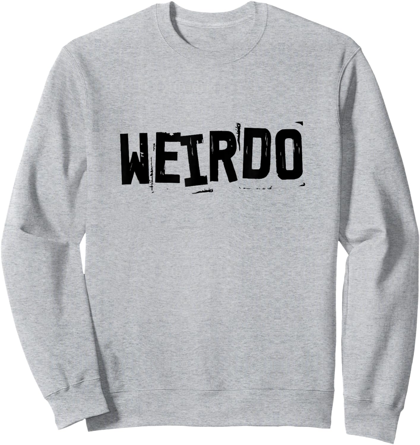 Weirdo Funny Goth Emo Punk Kid Alternative Music Sweatshirt - Sweatshirt | Ash