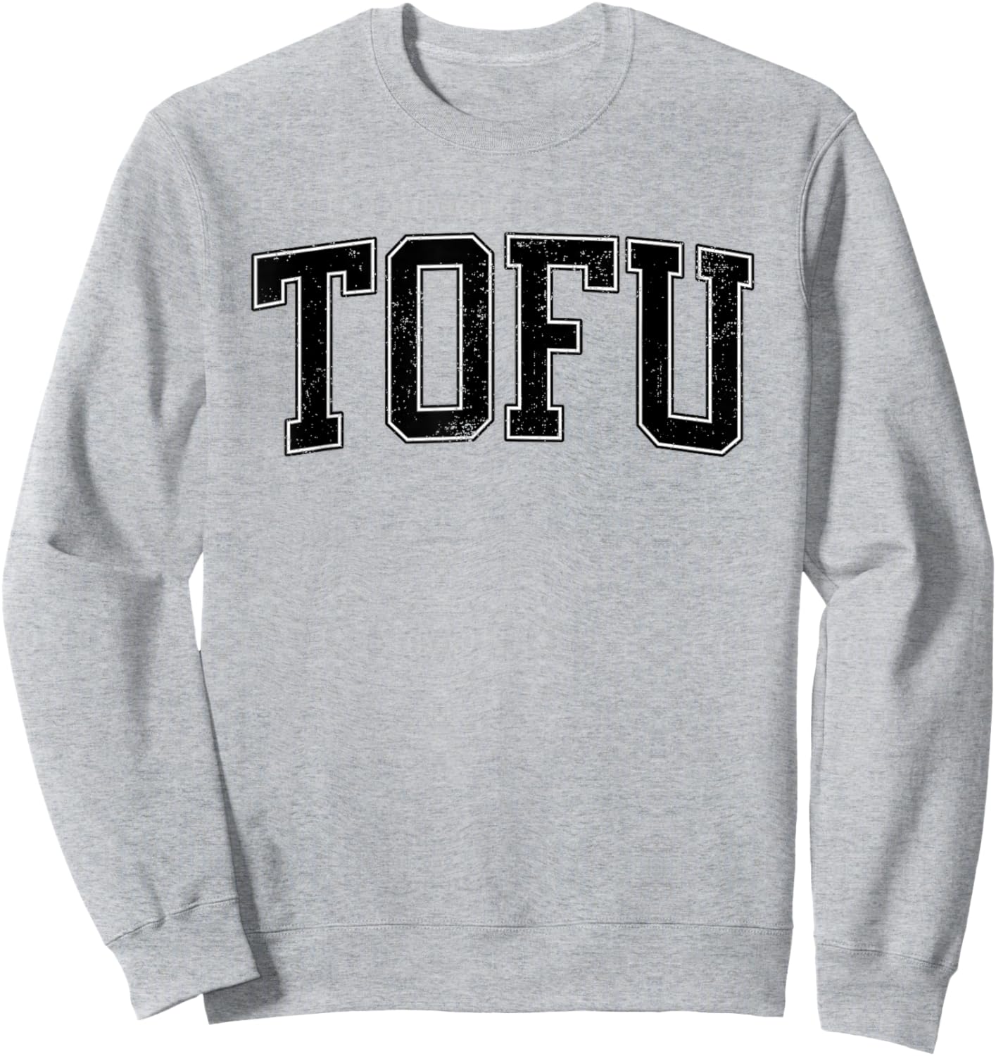Tofu College Vegan Sweatshirt - Sweatshirt | Ash