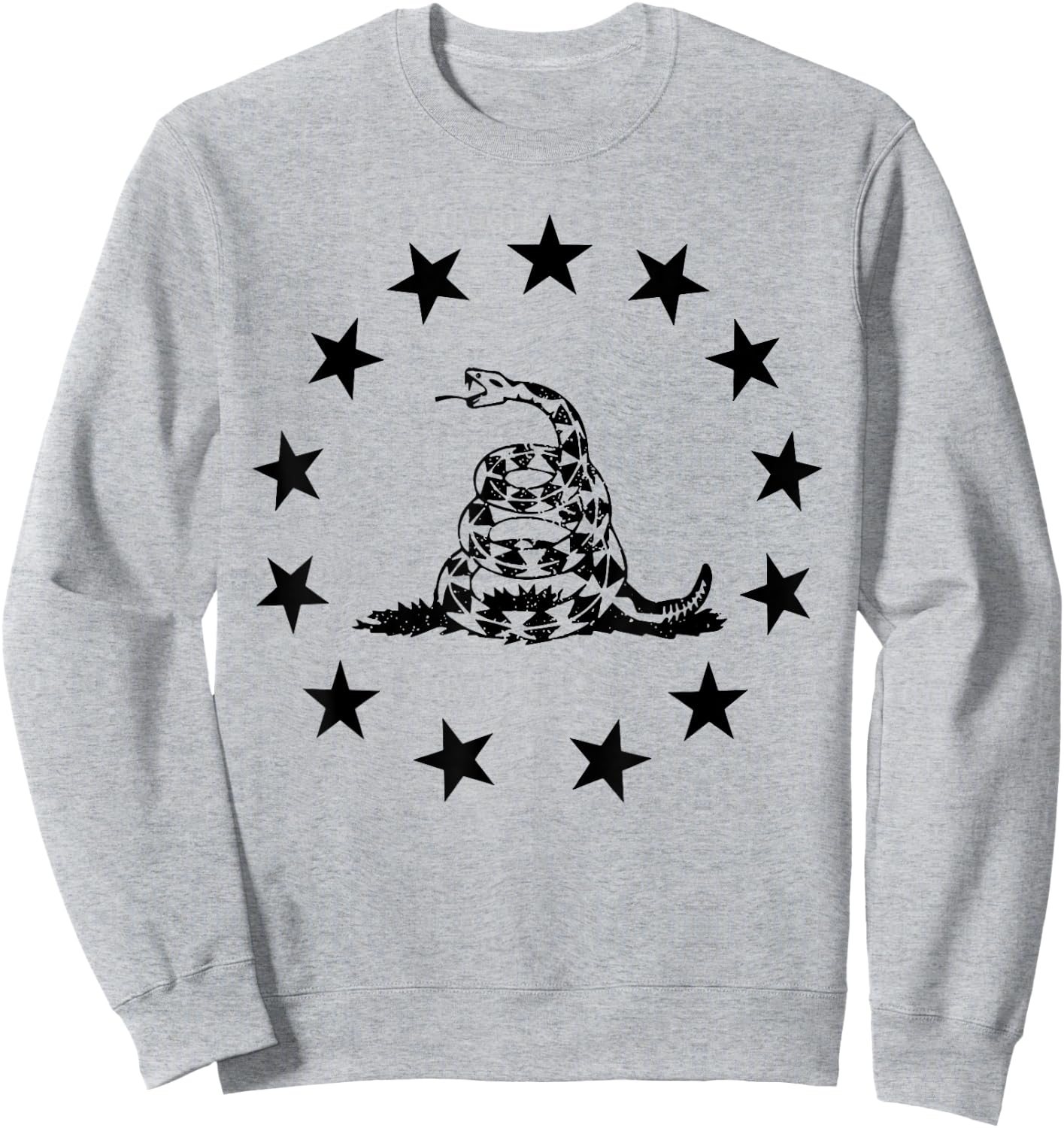 Betsy Ross Gadsden Flag Sweatshirt - Sweatshirt | Ash