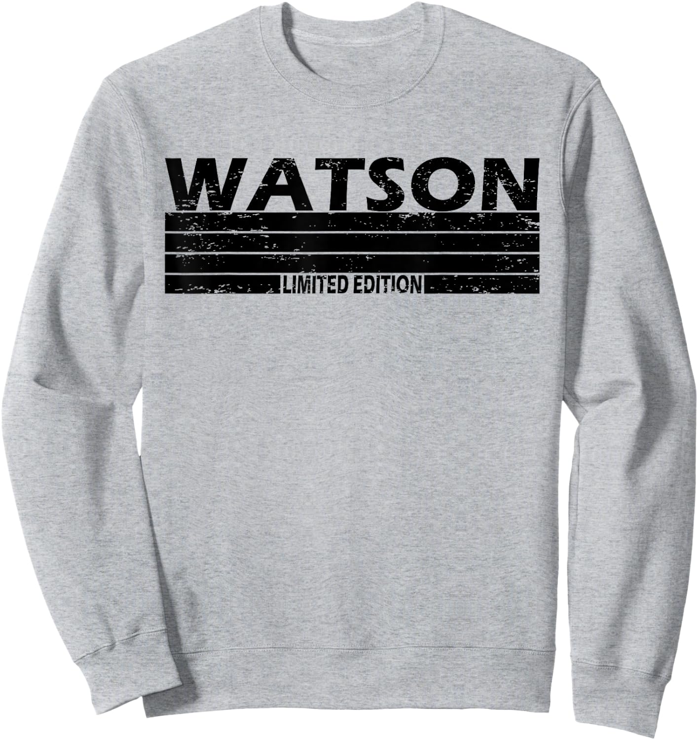 Watson Surname Limited Edition Retro Vintage Style Sunset Sweatshirt - Sweatshirt | Ash
