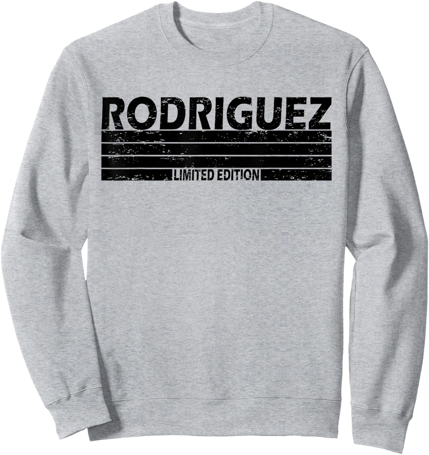 Rodriguez Surname Limited Edition Retro Vintage Style Sunset Sweatshirt - Sweatshirt | Ash