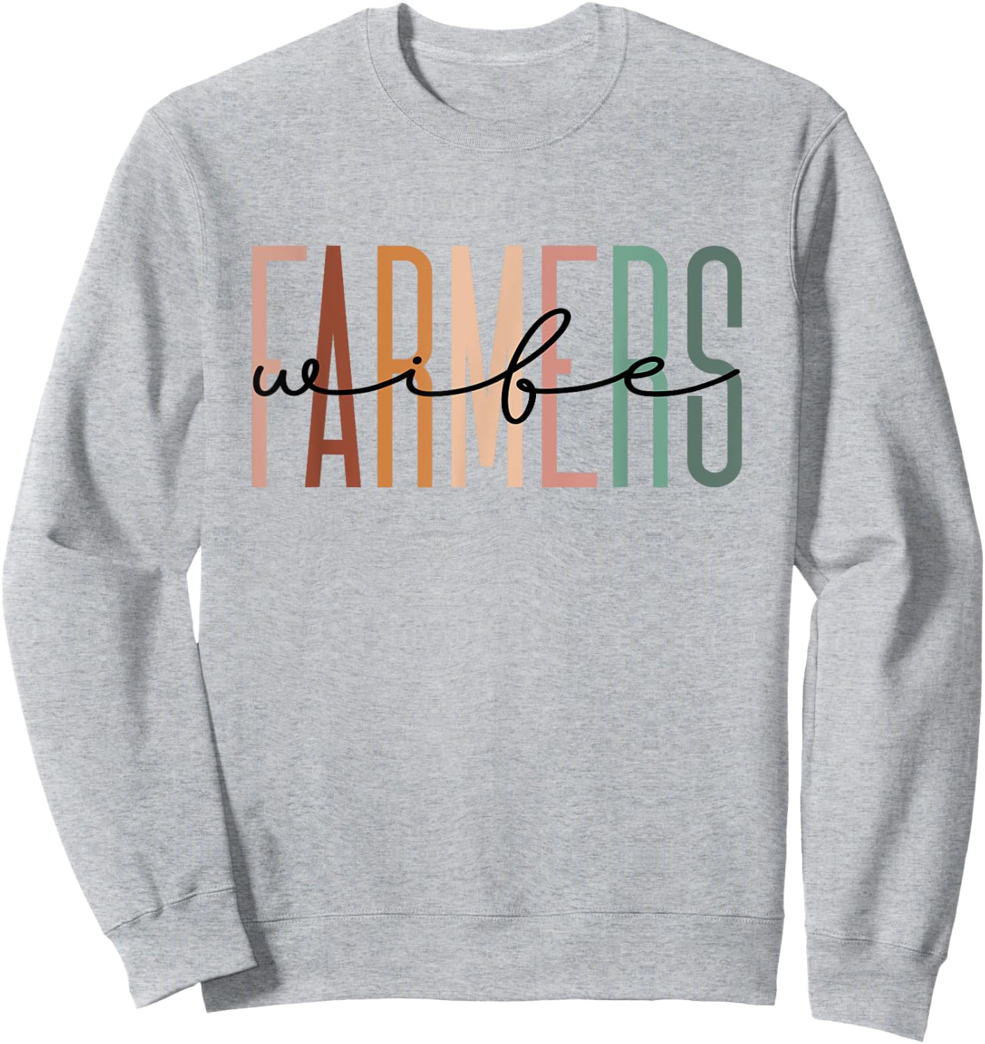 Farmers Wife Farmer Lover Wife Farming life Sweatshirt - Sweatshirt | Ash