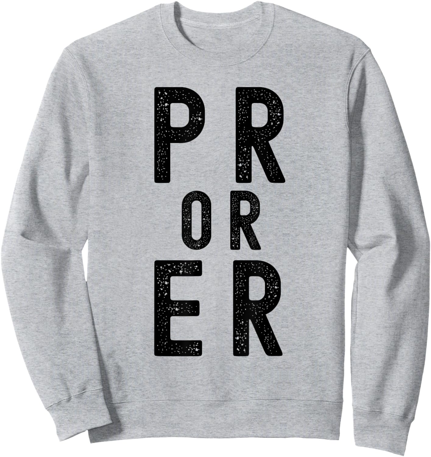 PR Or Er cool Weightlifting Bodybuilding Fitness Gym Sweatshirt - Sweatshirt | Ash