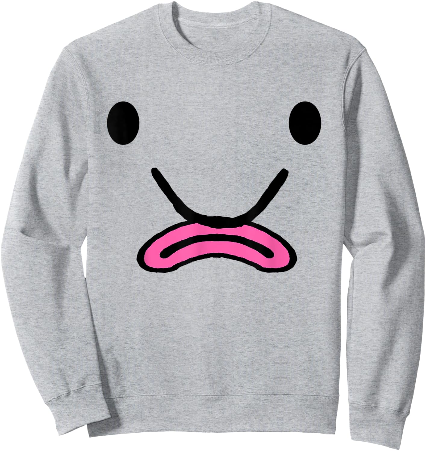 Blobfish Costume Funny Ugly Grumbling Fish Sweatshirt - Sweatshirt | Ash