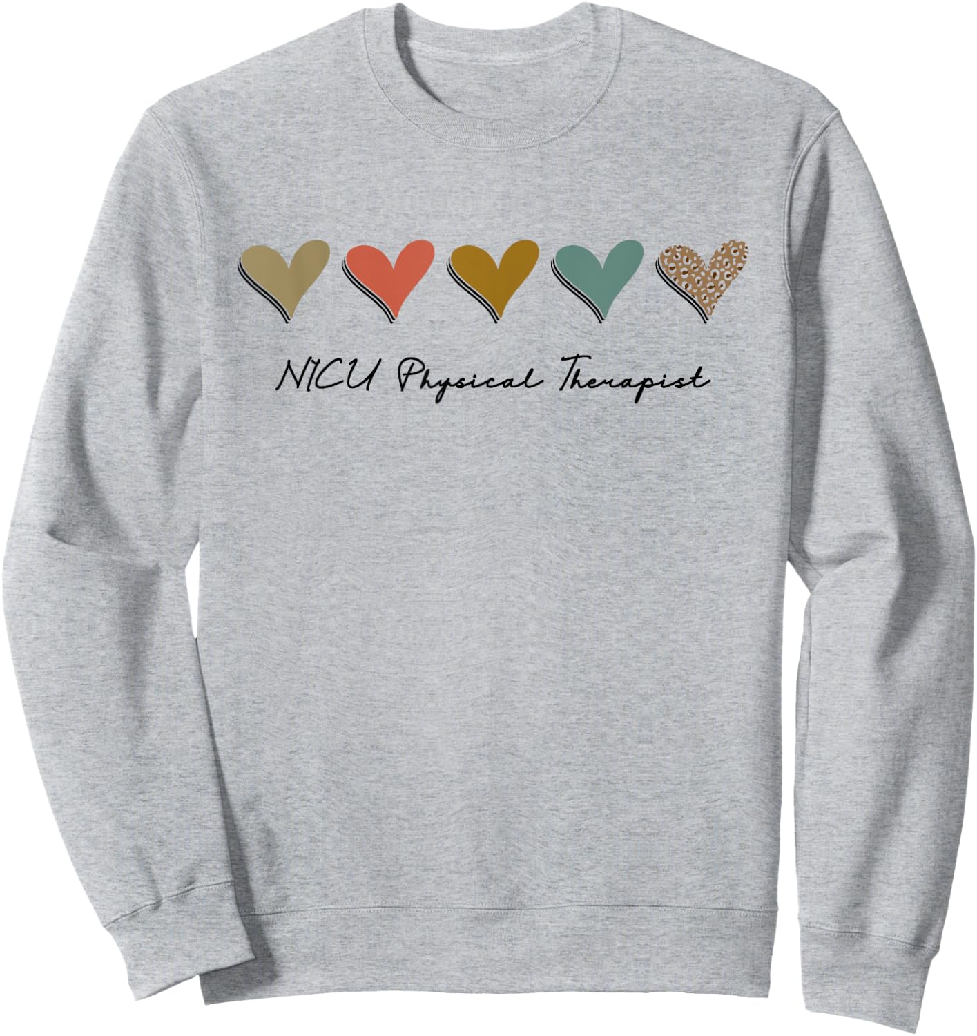 NICU Physical Therapist Neonatal ICU Nurse Funny Respiratory Sweatshirt - Sweatshirt | Ash
