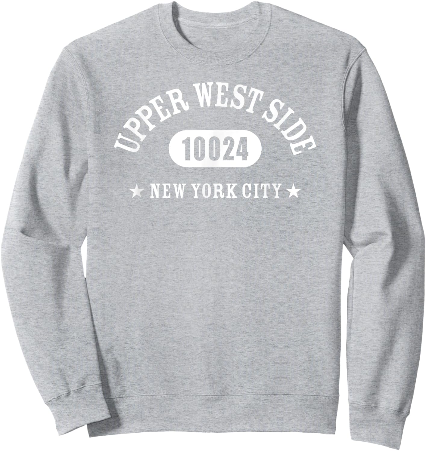 UPPER WEST SIDE 10024 NEW YORK CITY / NYC Athletic Design Sweatshirt - Sweatshirt | Ash