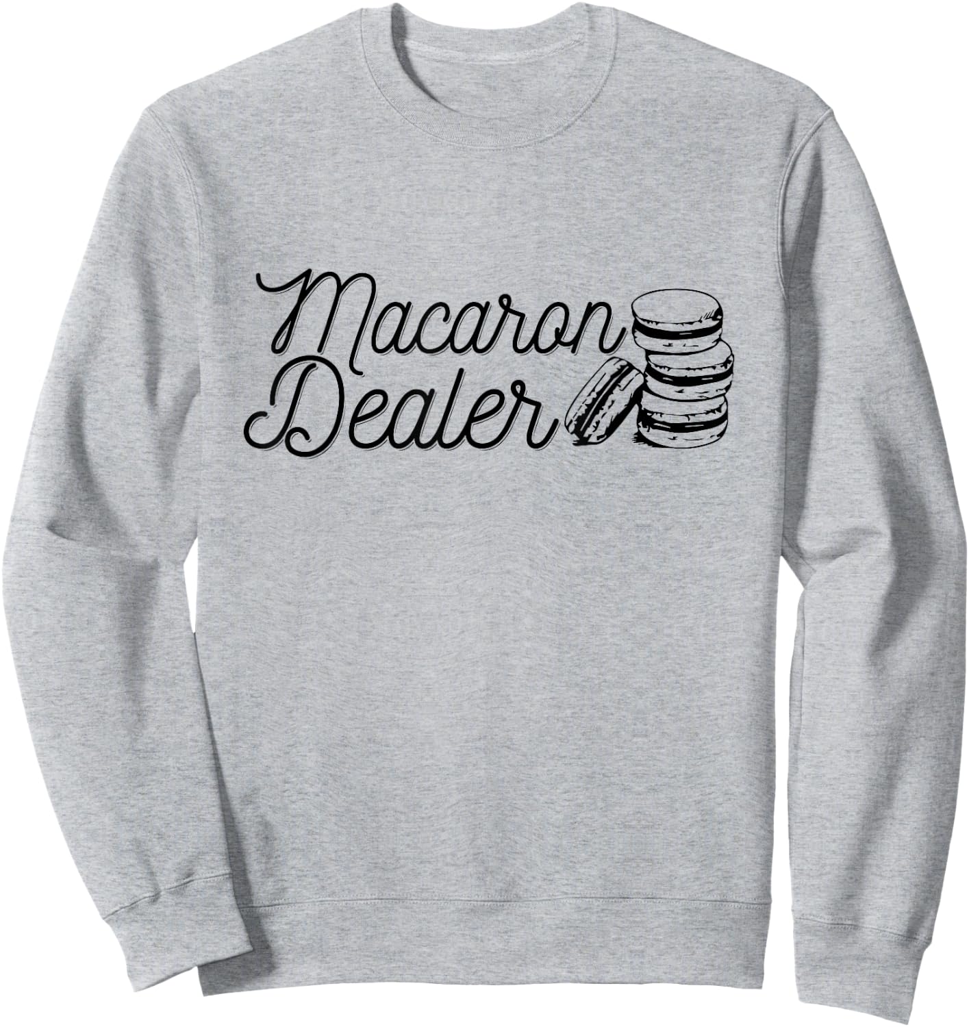 Macaron Dealer Design for a Macaron fan Sweatshirt - Sweatshirt | Ash