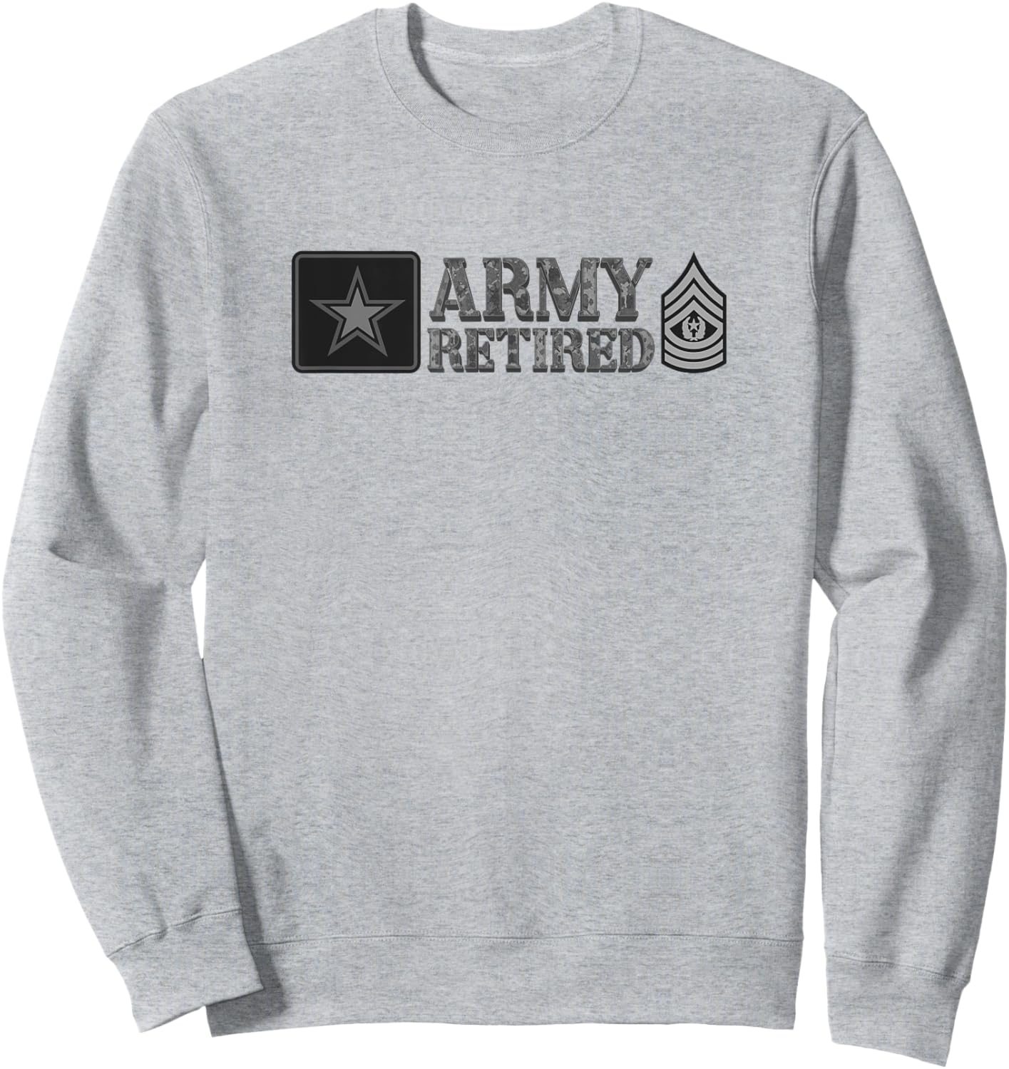 Army Command Sergeant Major (CSM) Retired Sweatshirt - Sweatshirt | Ash