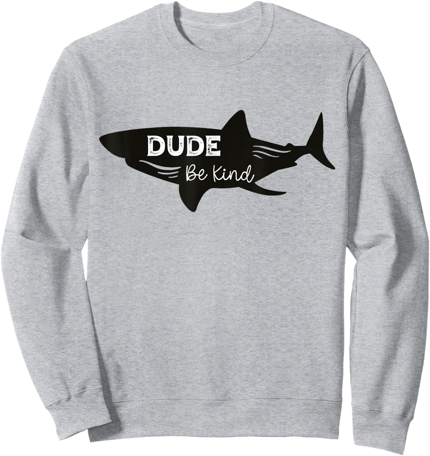 Dude Be Kind Unity Day Orange Shark Anti Bullying 2023 Kids Sweatshirt - Sweatshirt | Ash