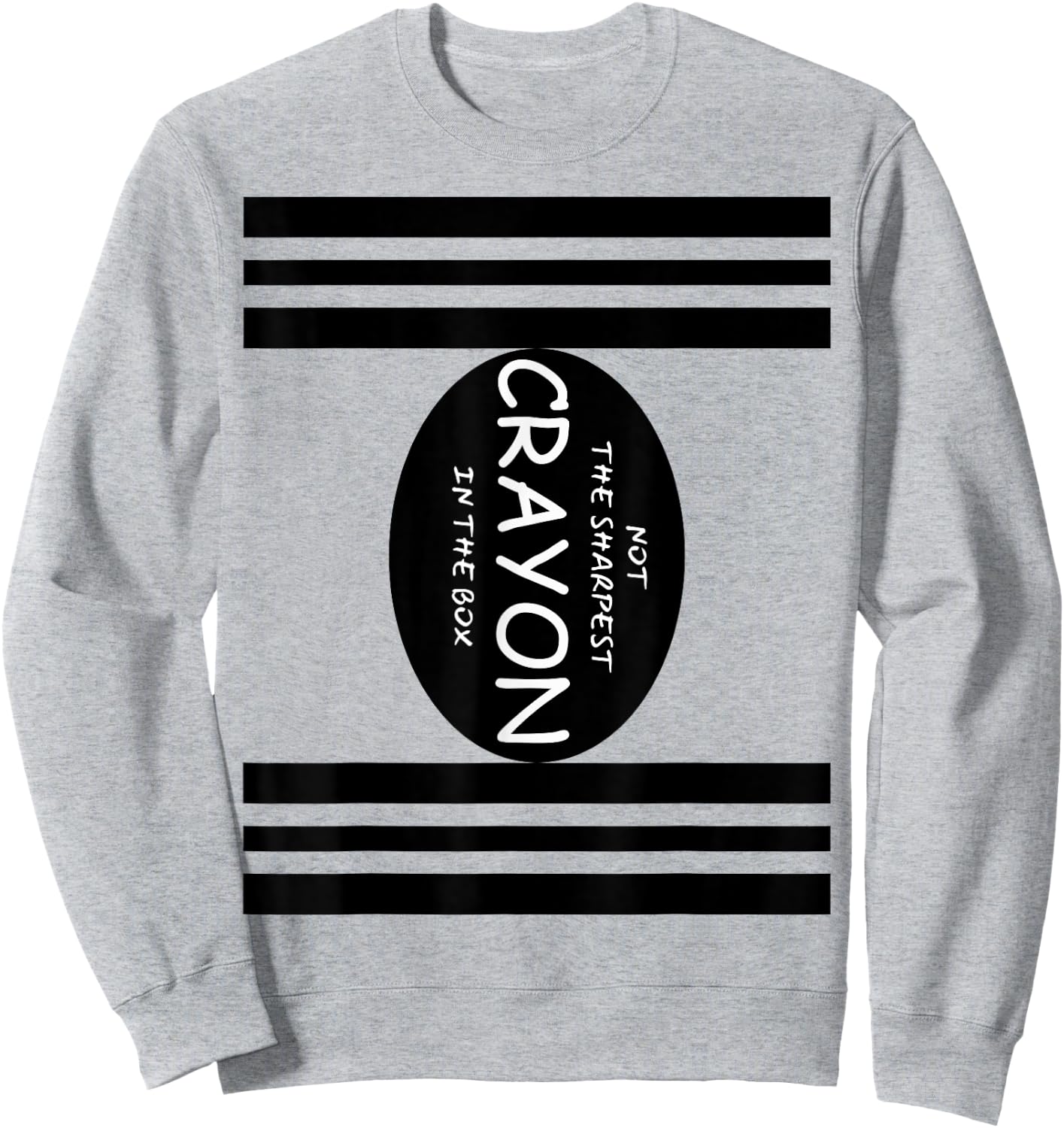 Funny Not The Sharpest Crayon In The Box Halloween Couples Sweatshirt - Sweatshirt | Ash