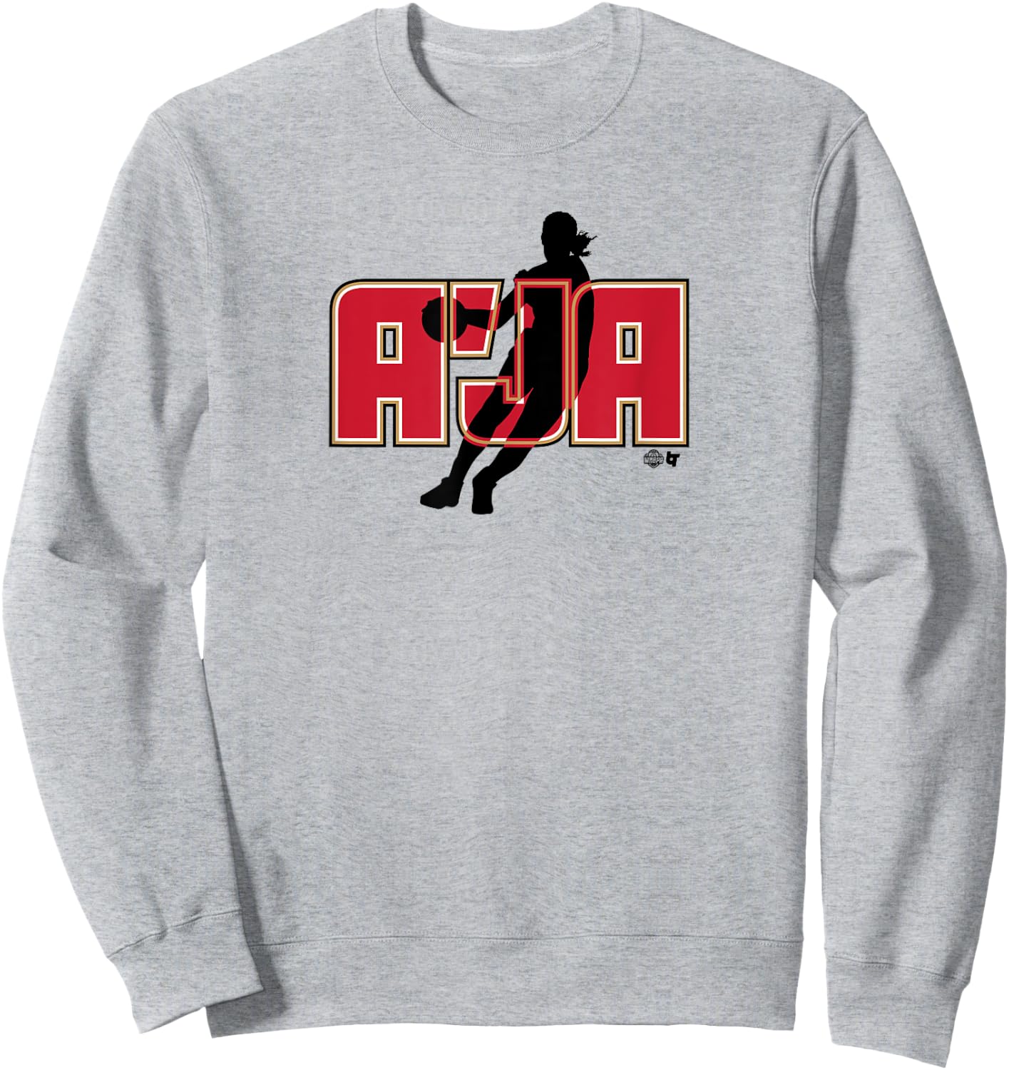 A'ja Wilson: A'JA - Las Vegas Basketball Sweatshirt - Sweatshirt | Ash