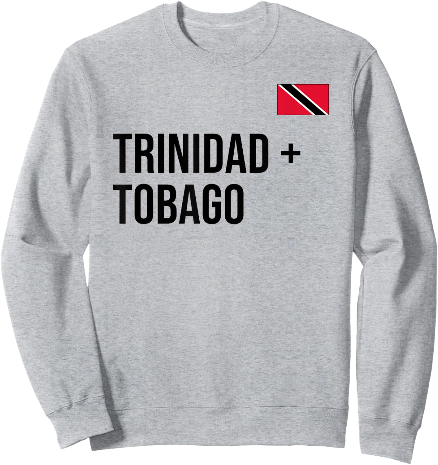 Trinidad and Tobago Sports Soccer Football Athletic Jersey Sweatshirt - Sweatshirt | Ash