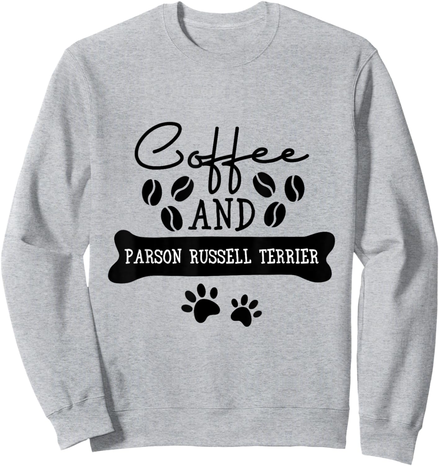 Coffee and parson russell terrier Sweatshirt - Sweatshirt | Ash