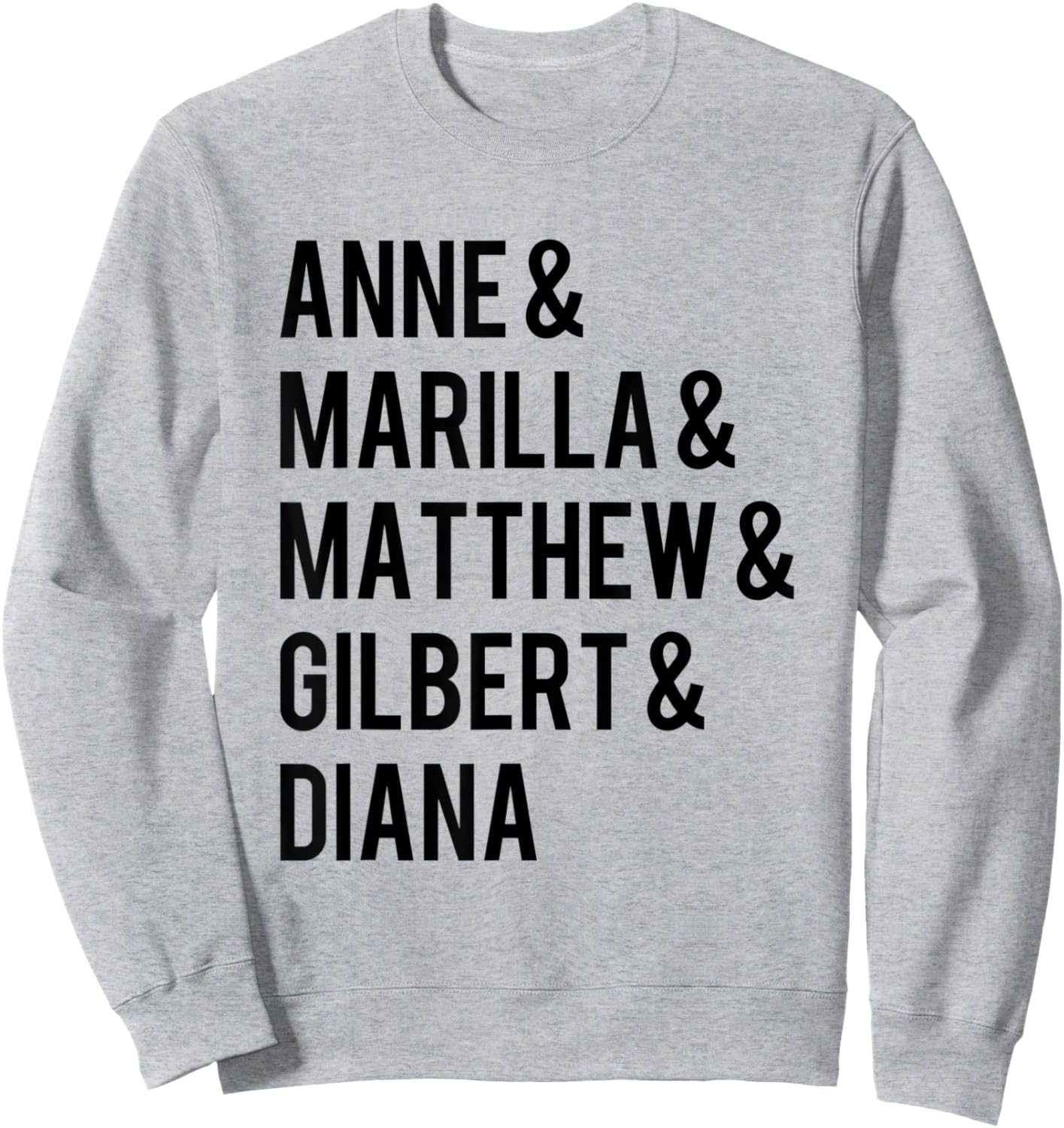 L.M. Montgomery Green Gables Favorite Characters Sweatshirt - Sweatshirt | Ash