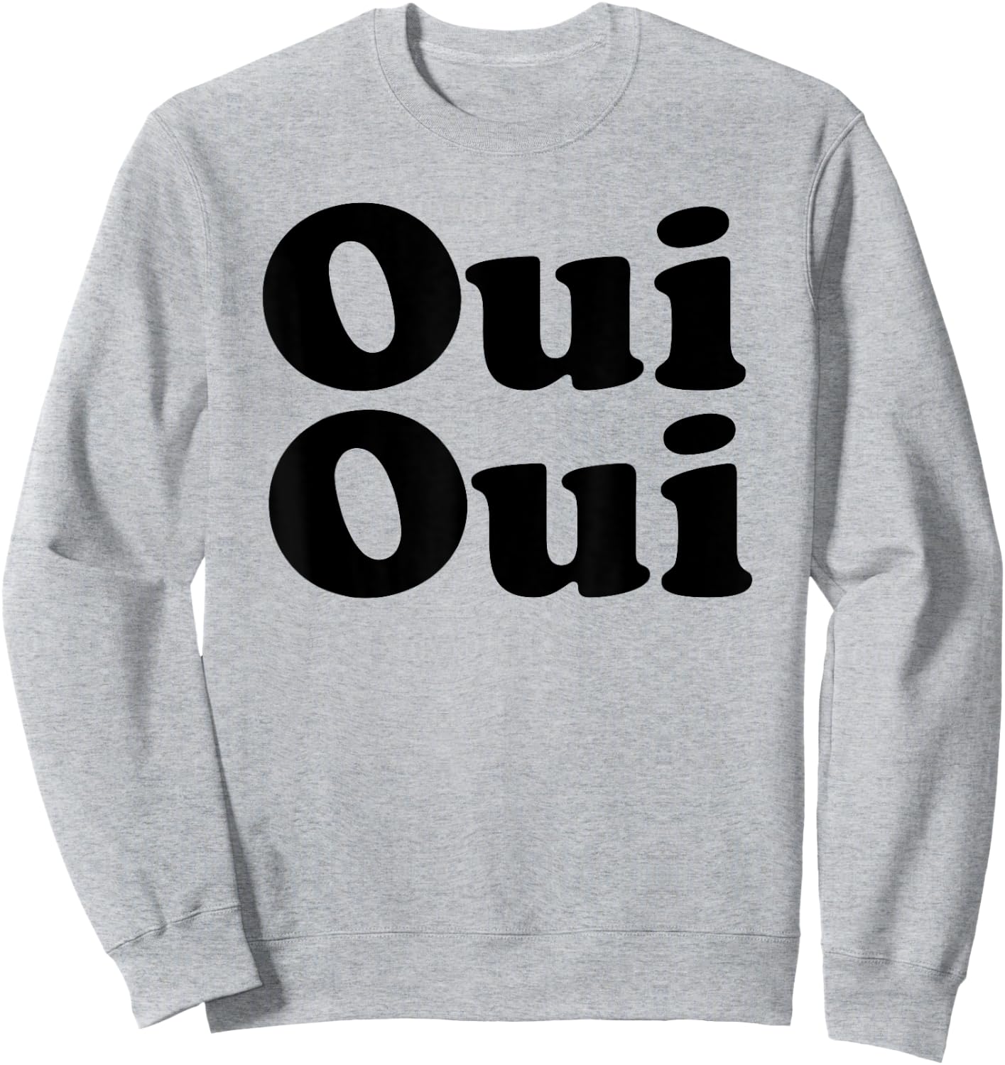 Oui Oui Blue Cotton Polyester , -Adults, -Kids, Short Sleeve, , Regular Fit, Small, Medium, 6, 16.5 Sweatshirt - Sweatshirt | Ash