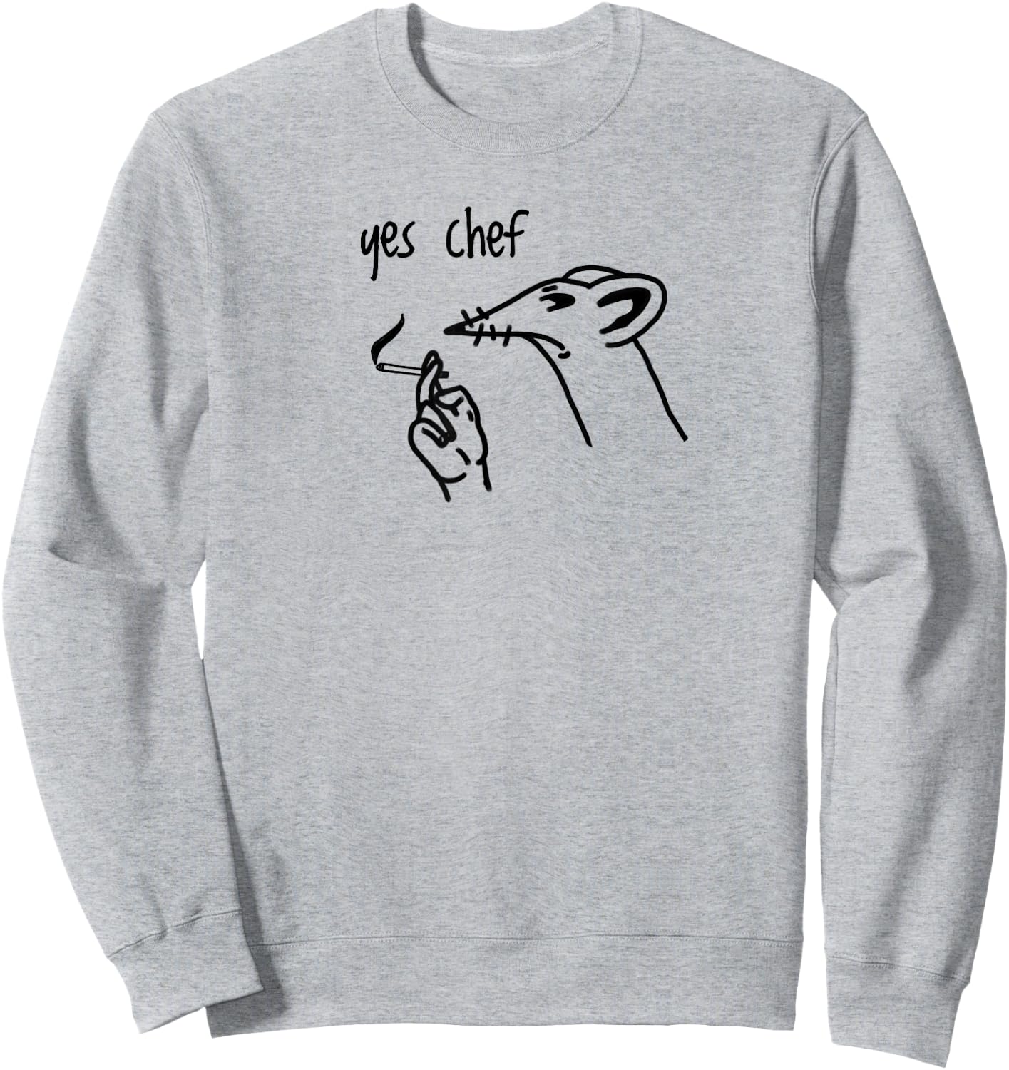 Yes Chef Stressed Sweatshirt - Sweatshirt | Ash