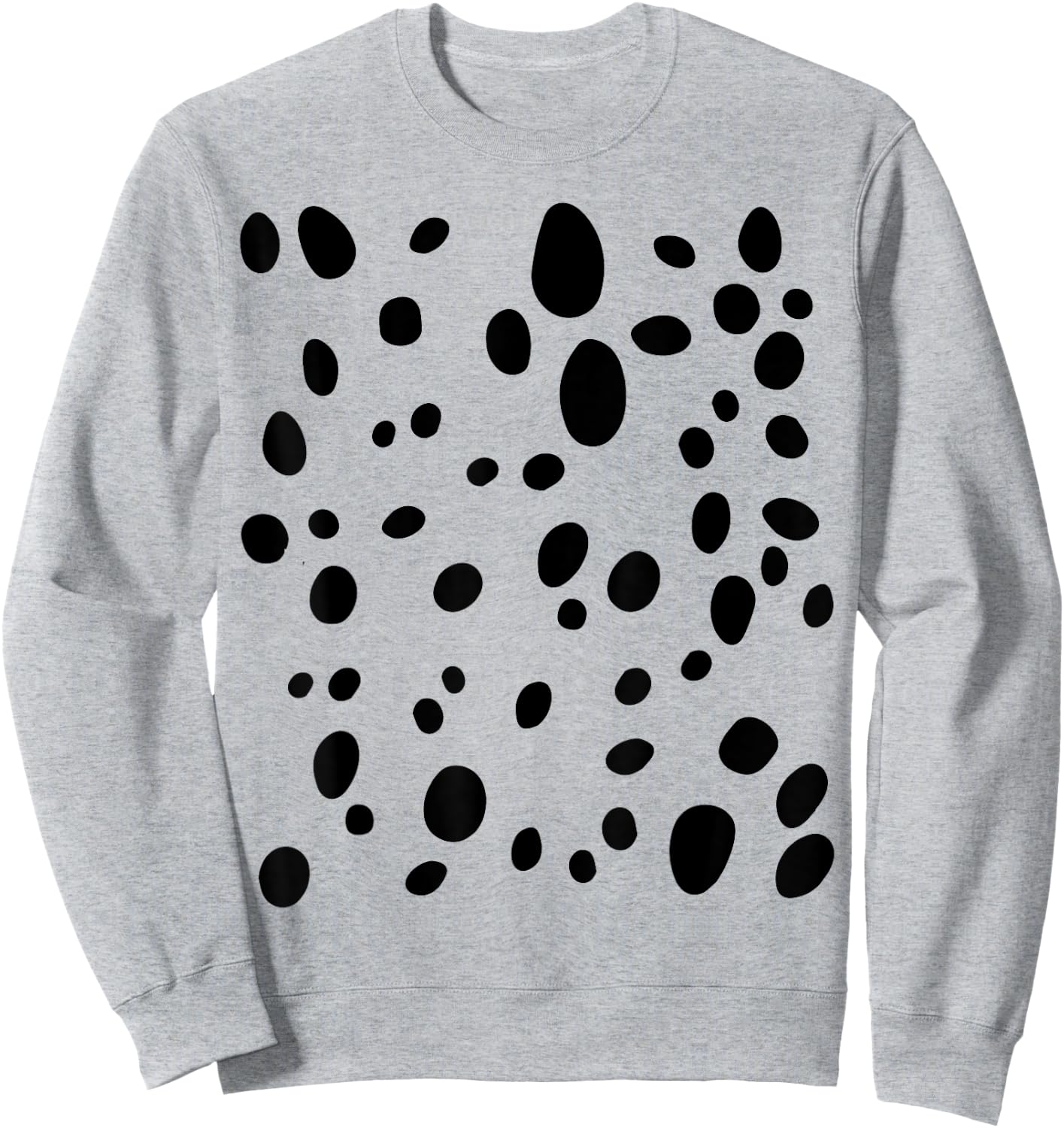 Funny Pretend I'm a Dalmatian Dog Halloween Costume Women Kids Sweatshirt - Sweatshirt | Ash