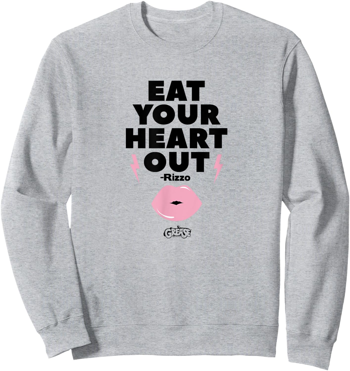 Grease - Rizzo Lips Eat Your Heart Out Sweatshirt - Sweatshirt | Ash