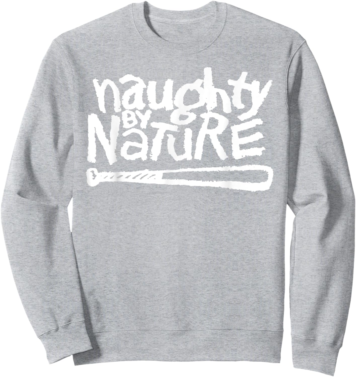 Naughty By Nature – White Logo On Kelly Sweatshirt - Sweatshirt | Ash