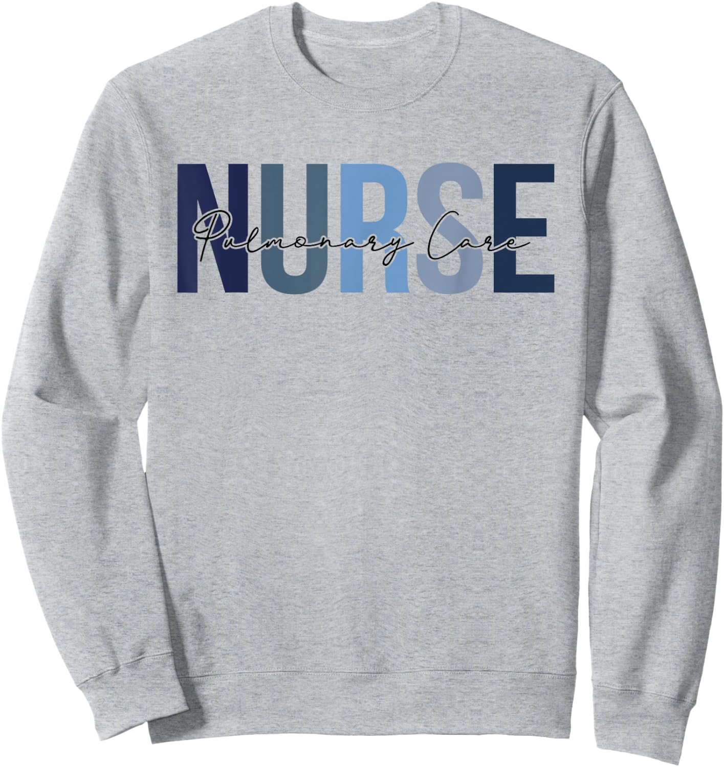 Retro Pulmonary Care Nurse Gifts Nursing Apparel Sweatshirt - Sweatshirt | Ash