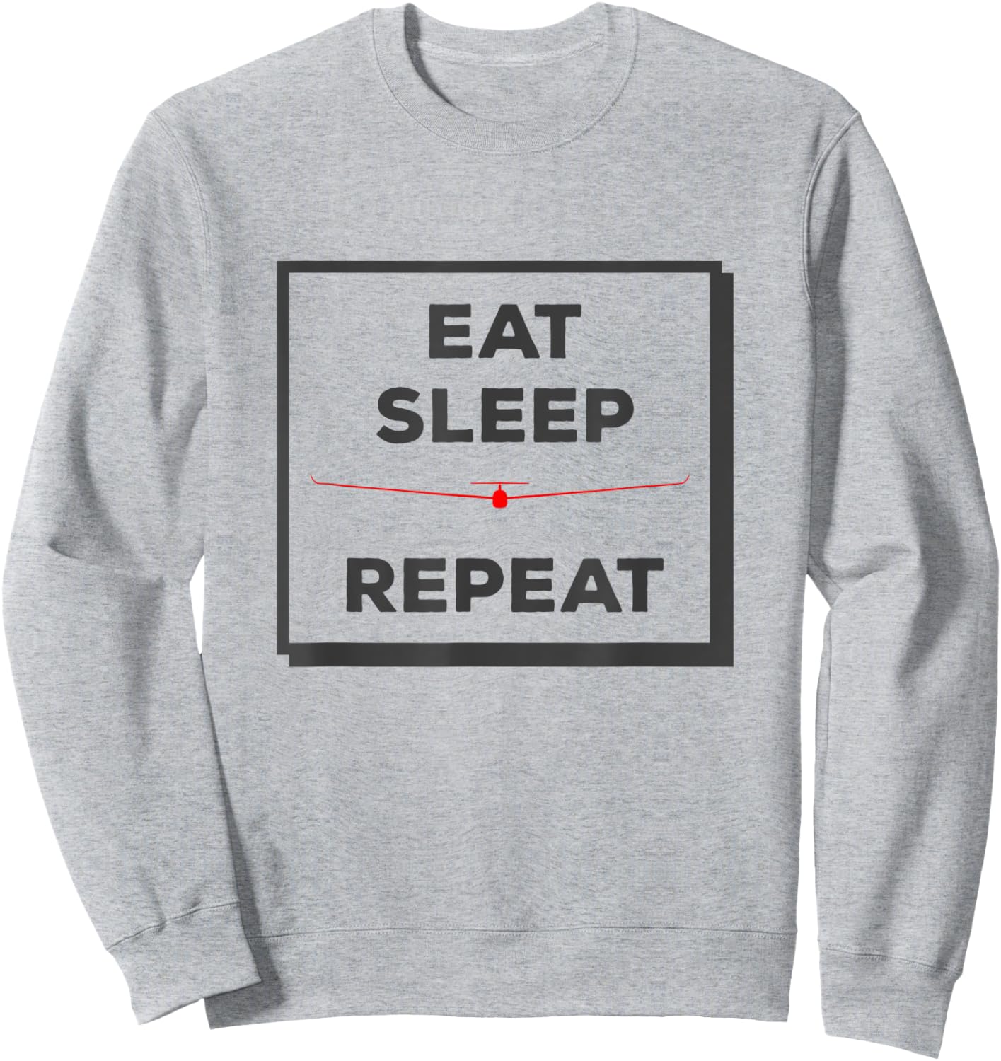 Glider glider pilot funny flying saying Sweatshirt - Sweatshirt | Ash