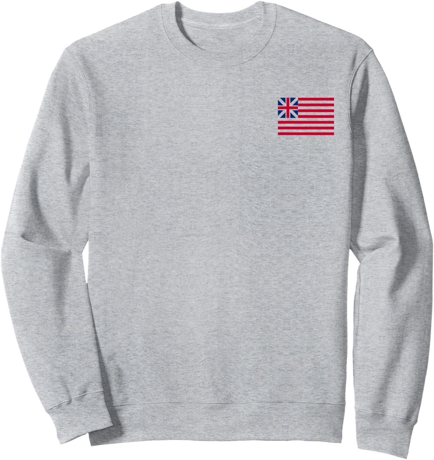 Grand Continental Colors Union Usa Congress Flag Sweatshirt - Sweatshirt | Ash