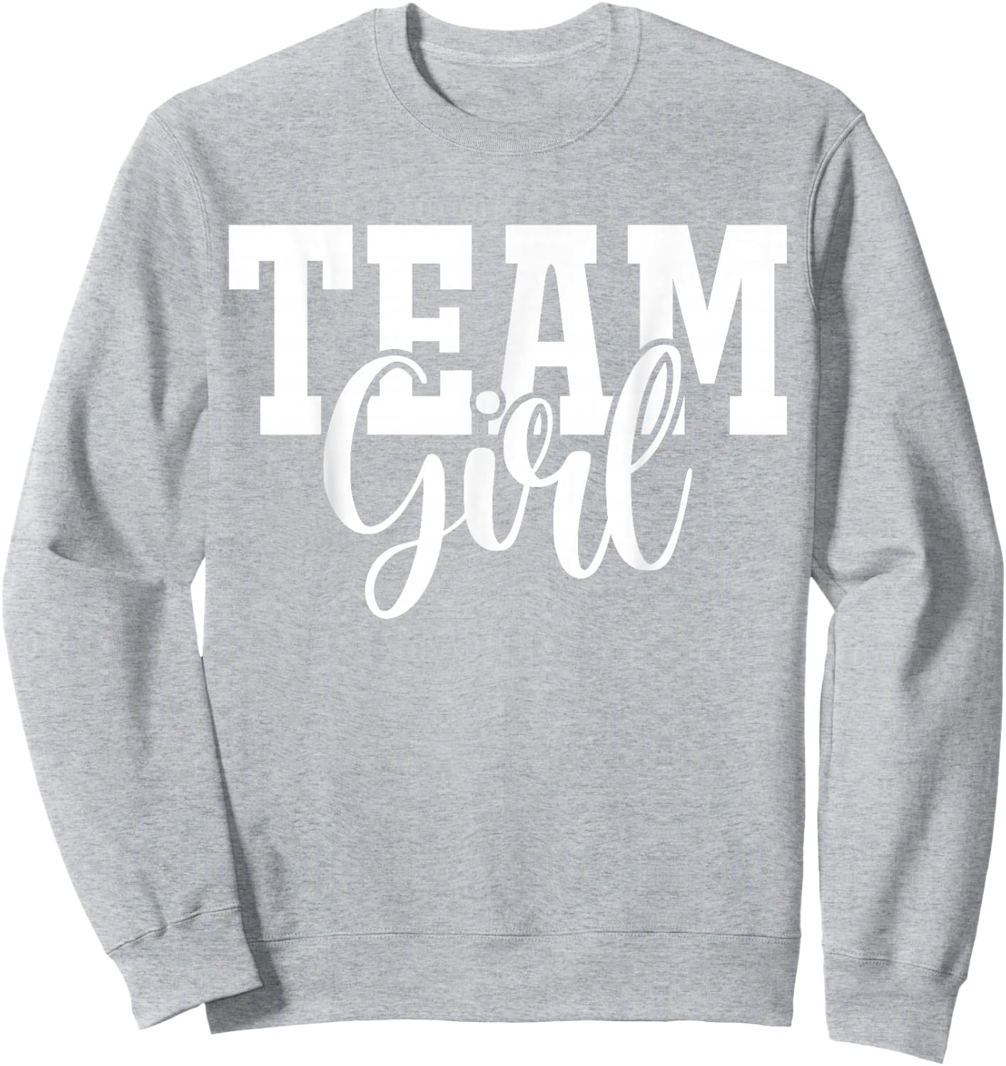 Pink Team Girl Team Boy Gender Reveal Party Matching Family Sweatshirt - Sweatshirt | Ash