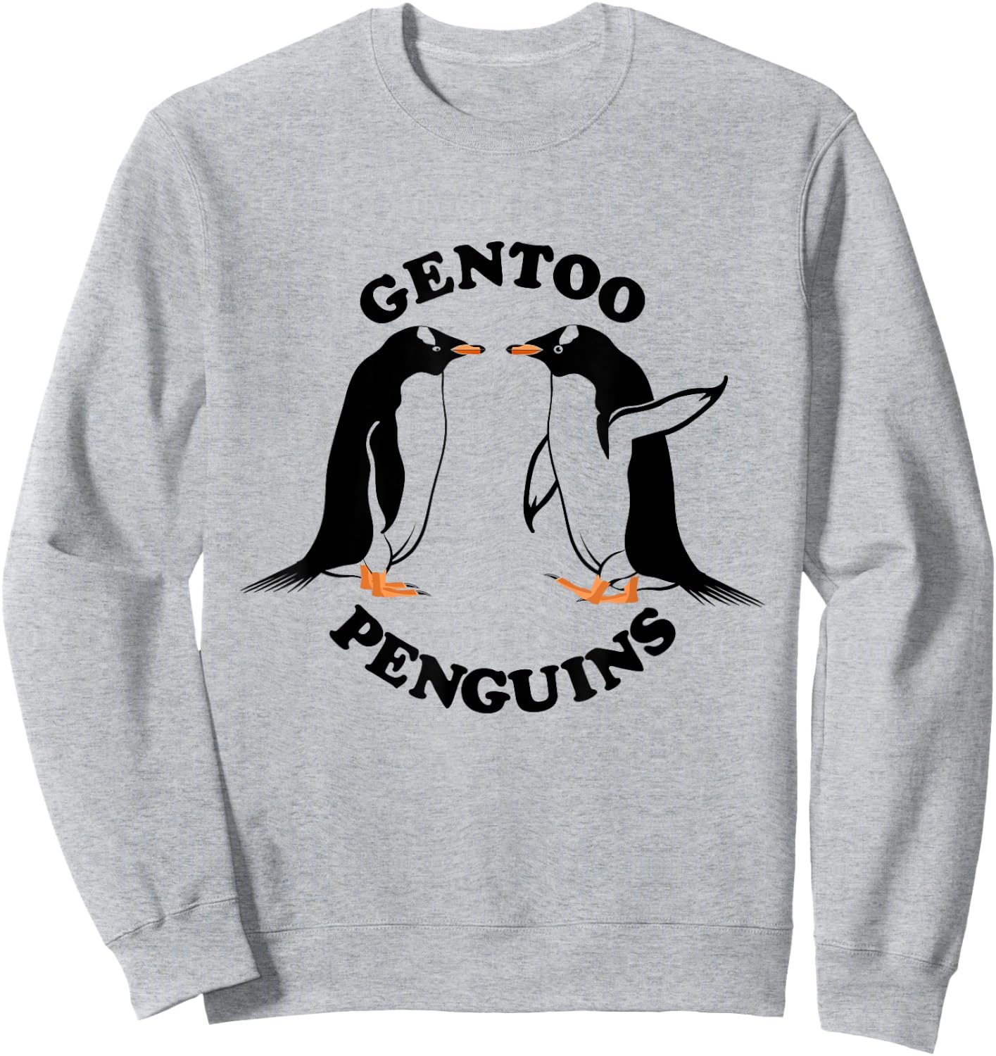 Gentoo Penguins Sweatshirt - Sweatshirt | Ash