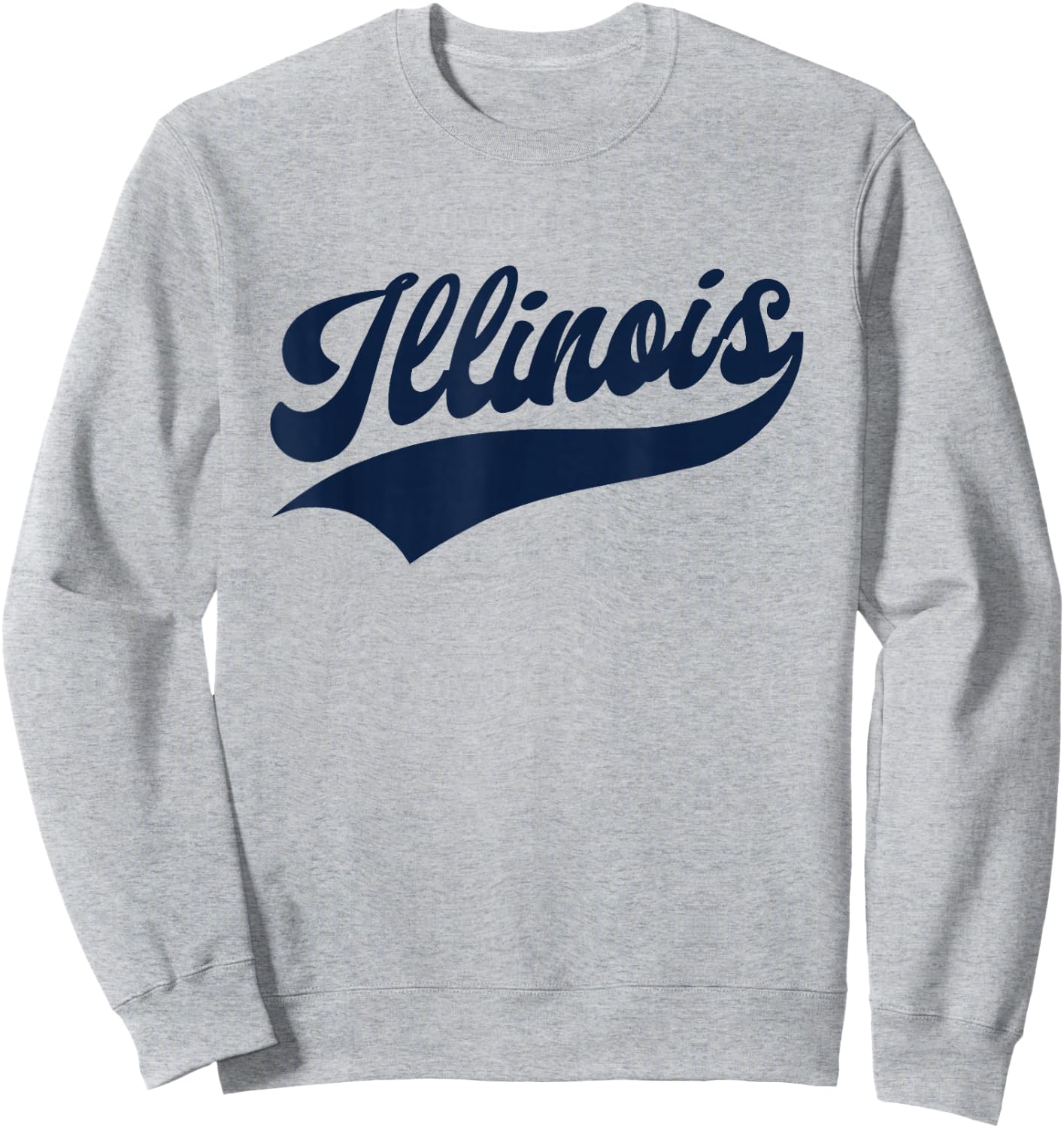Illinois - Retro/Throwback Design - Classic Sweatshirt - Sweatshirt | Ash