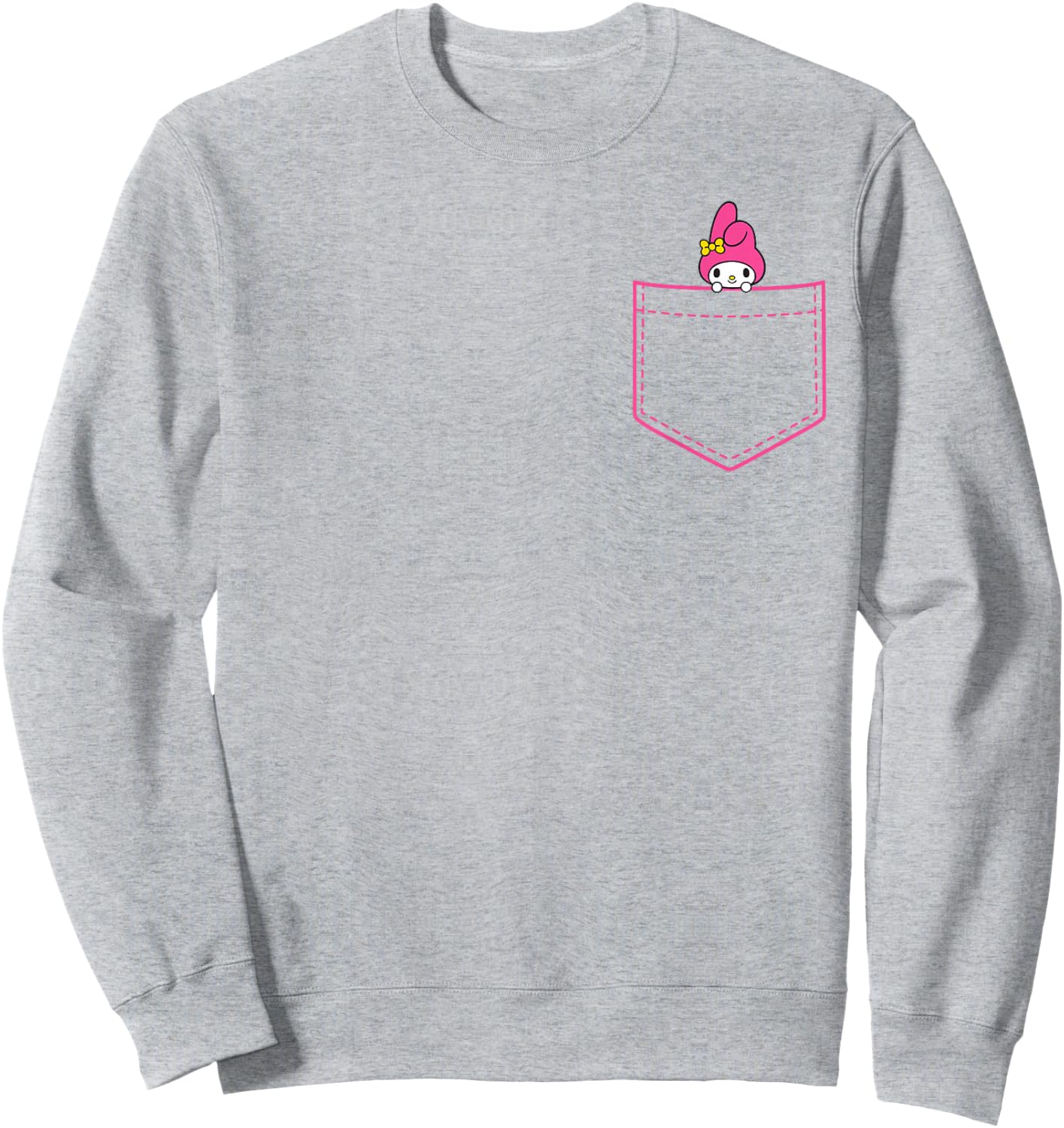 My Melody Chest Pocket Sweatshirt - Sweatshirt | Ash