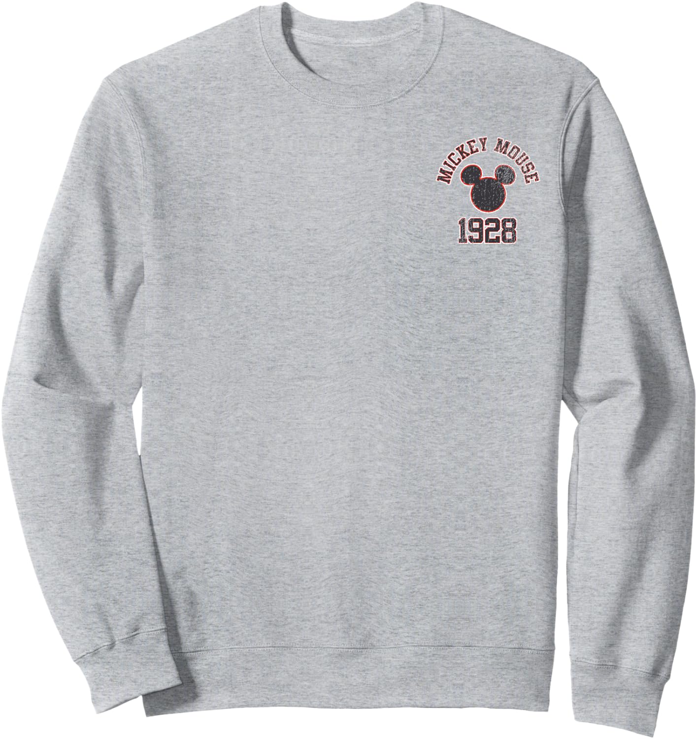 Disney Mickey and Friends Mickey Mouse 1928 Front & Back Sweatshirt - Sweatshirt | Ash