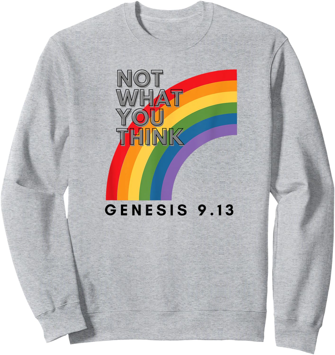 Genesis 9:13 Sweatshirt - Sweatshirt | Ash