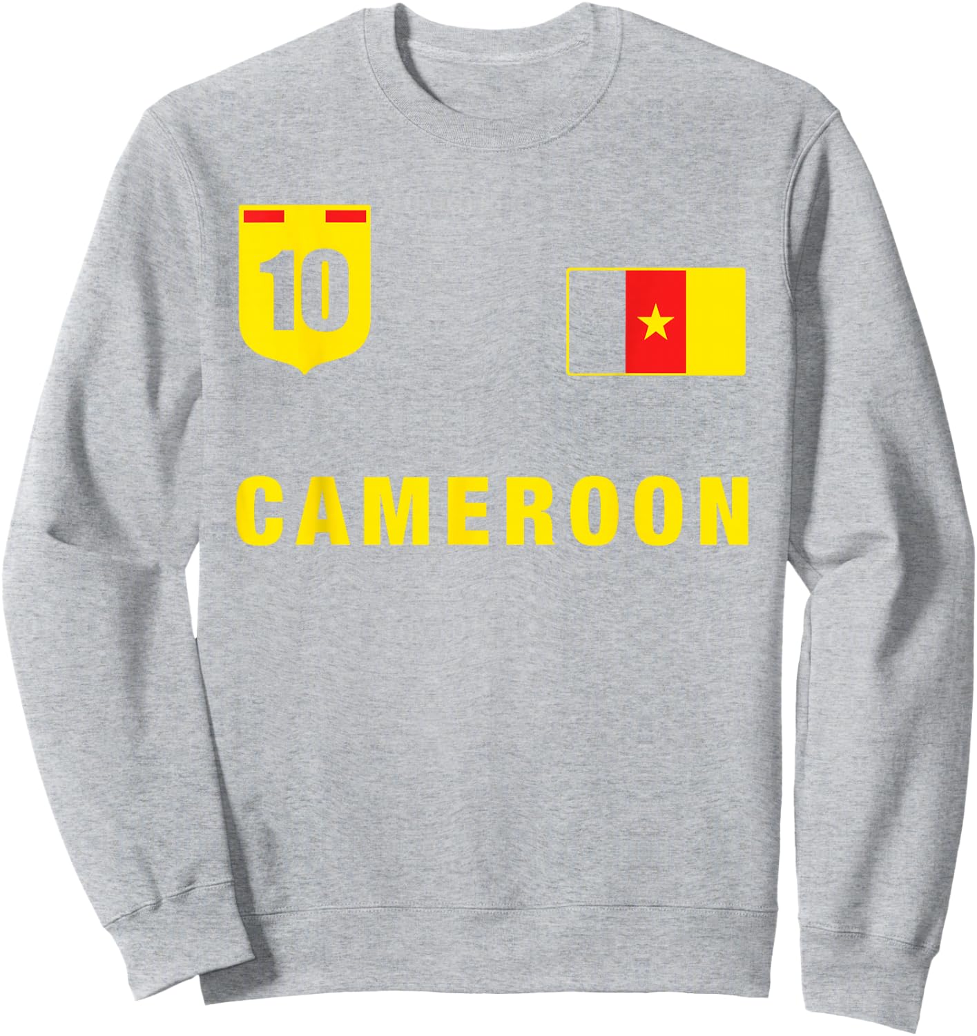 Cameroon Outfit Green Cameroon Apparel Design Men Women Kids Sweatshirt - Sweatshirt | Ash