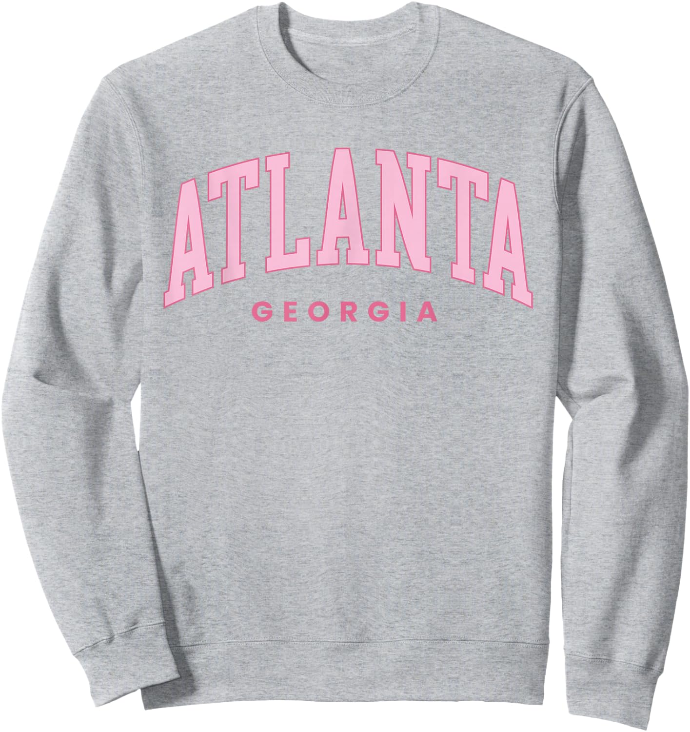 Retro Atlanta Georgia Vintage Preppy Throwback Girls Kid Sweatshirt - Sweatshirt | Ash