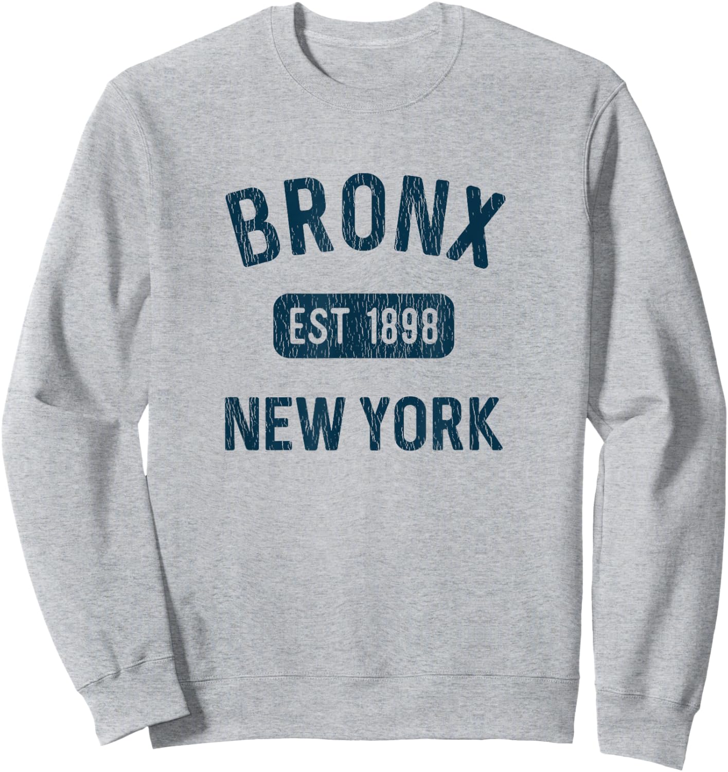 Bronx NY Gifts Souvenir New York City Vintage Bronx EST 1898 Sweatshirt - Sweatshirt | Ash