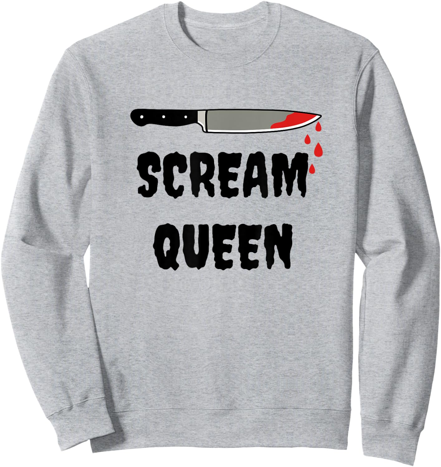 Scream Queen Horror Movies Fan Scream Queen Horror Sweatshirt - Sweatshirt | Ash