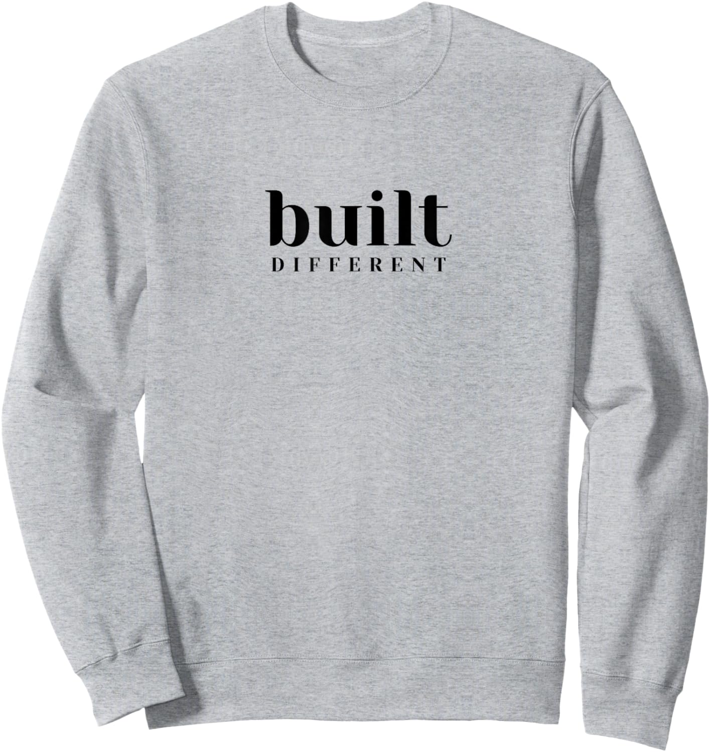 Gym Pump Cover Built Different for Weightlifting & Workouts Sweatshirt - Sweatshirt | Ash