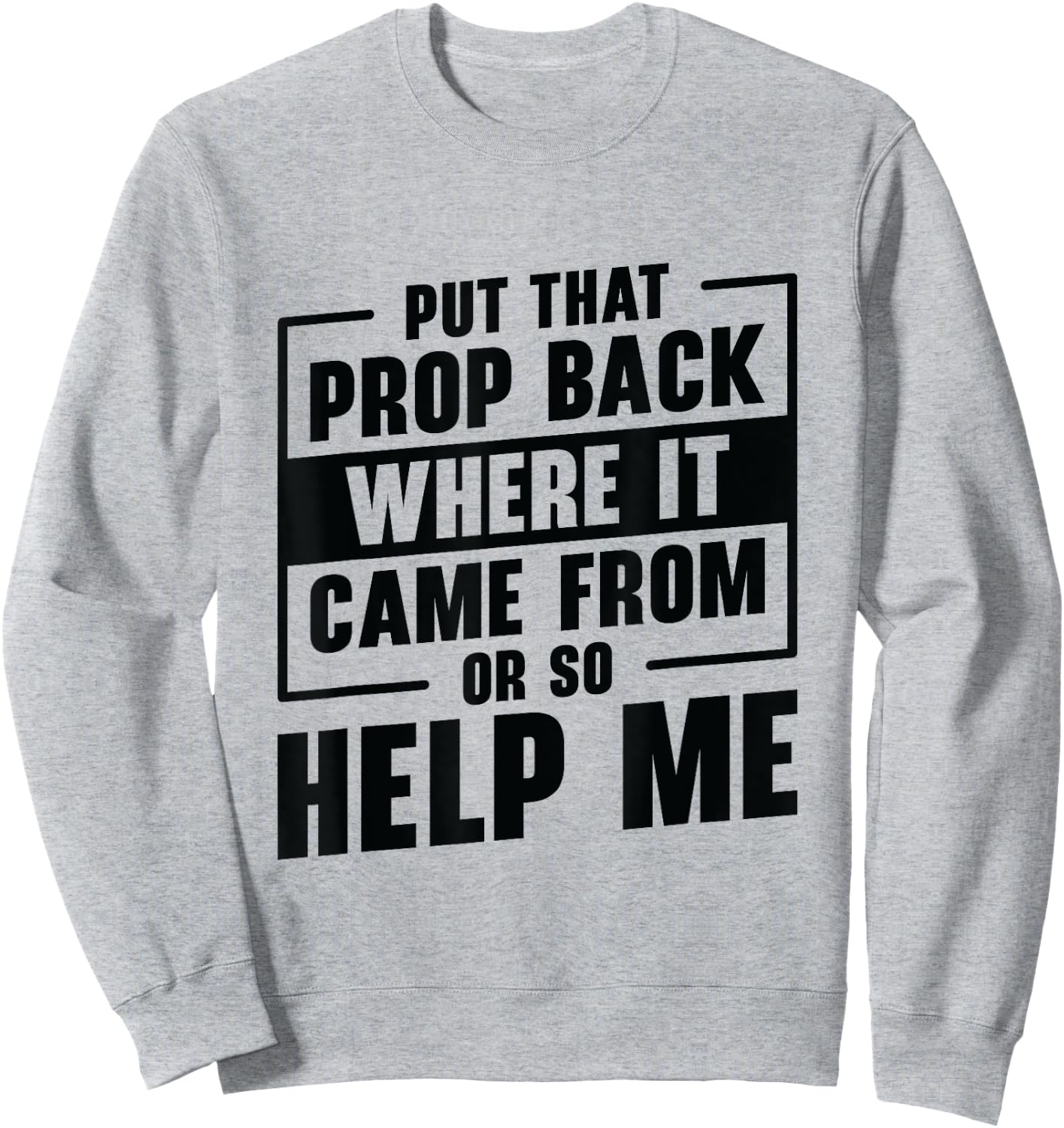 Stage Crew Theatre Manager Theater Actor Staff Member Drama Sweatshirt - Sweatshirt | Ash